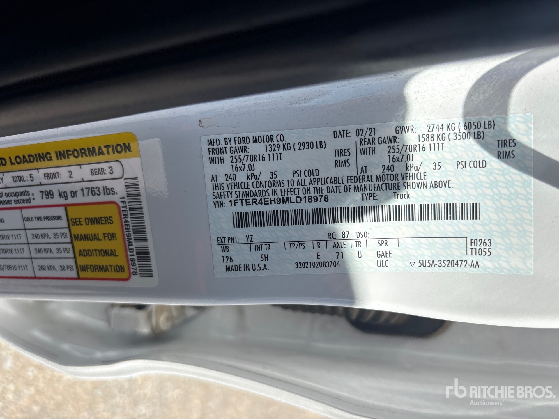 2021 Ford RANGER