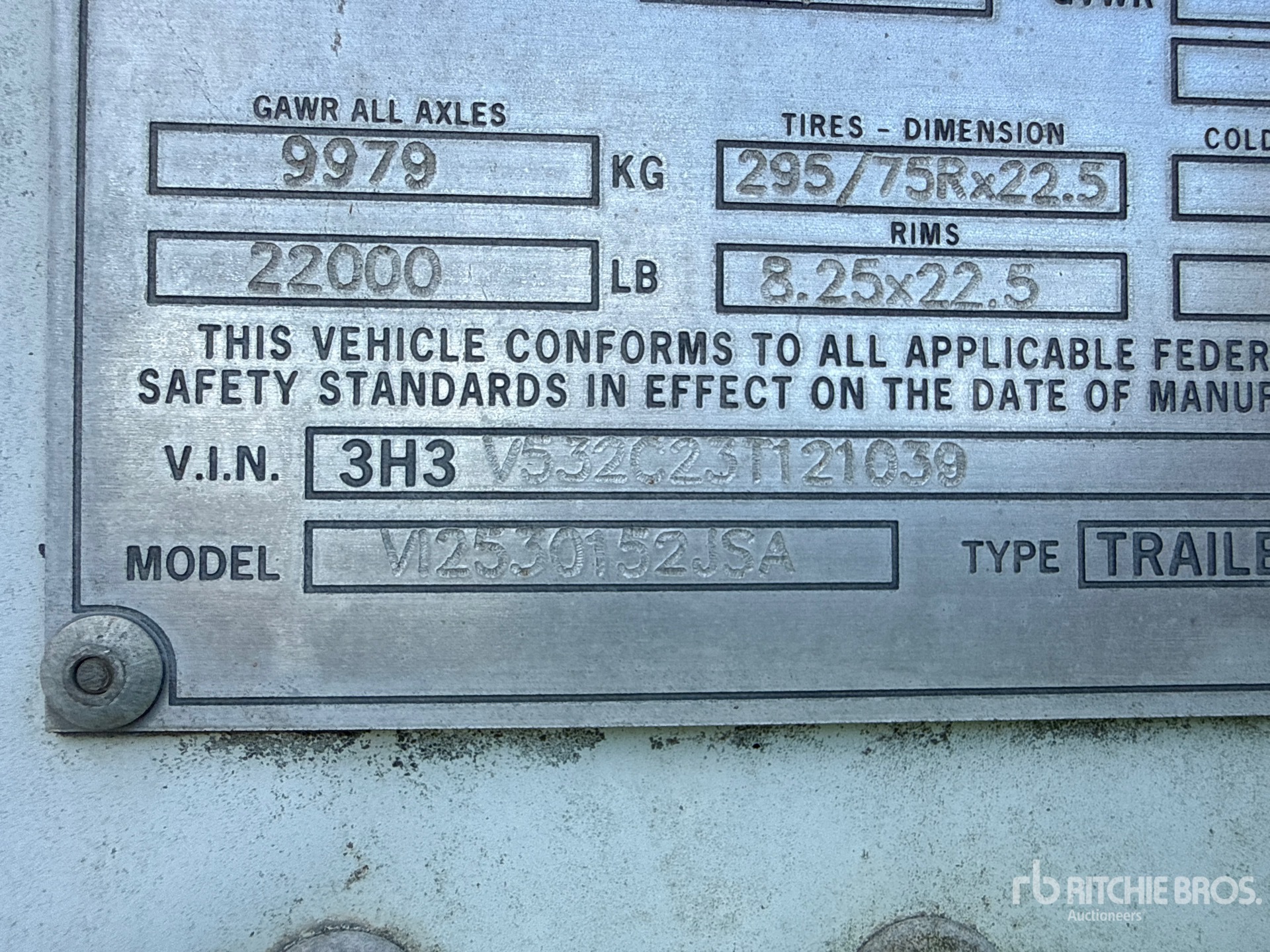 2003 Hyundai V12530152JSA
