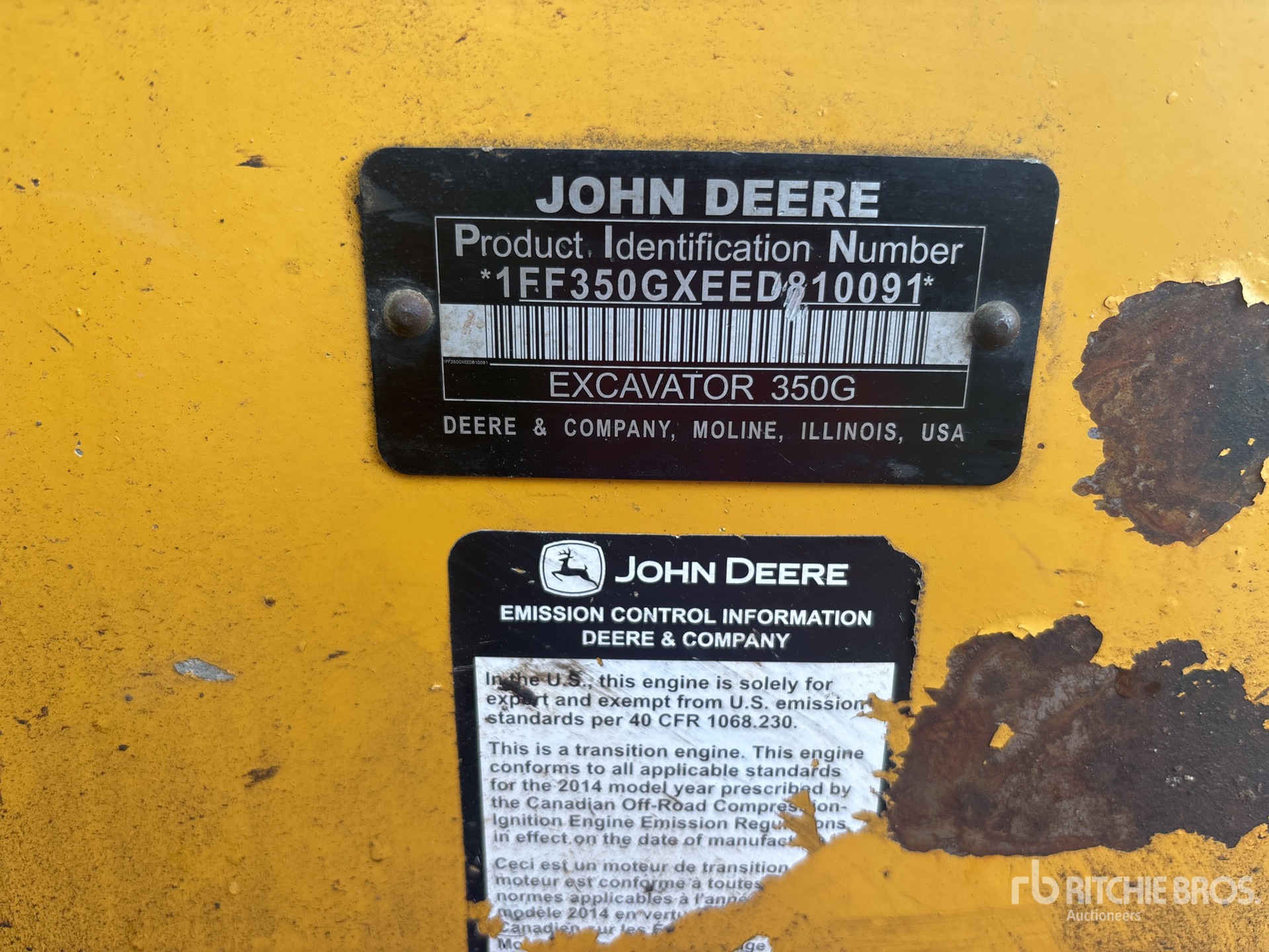 2014 John Deere 350G LC