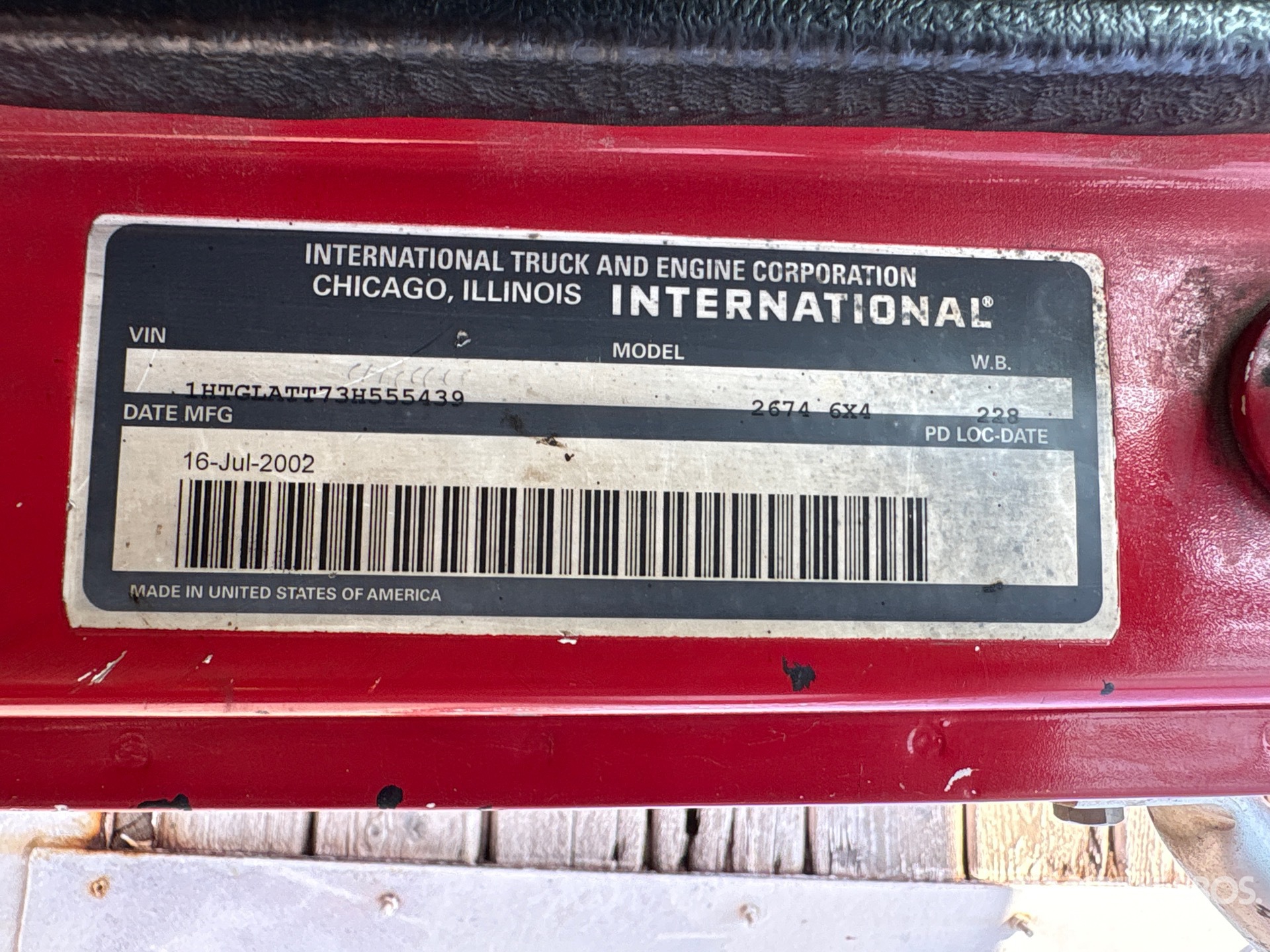 2003 International 2674