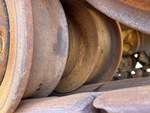 Train de roulement with Rouleaux de chenille gauches