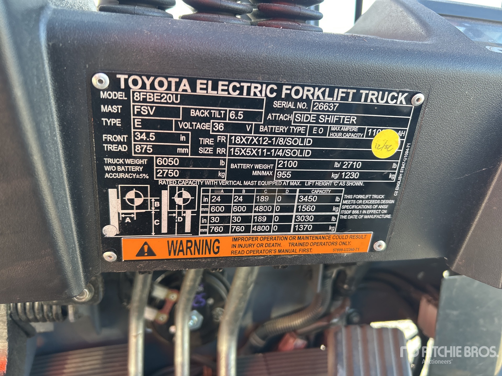 2022 Toyota 8FBE20U