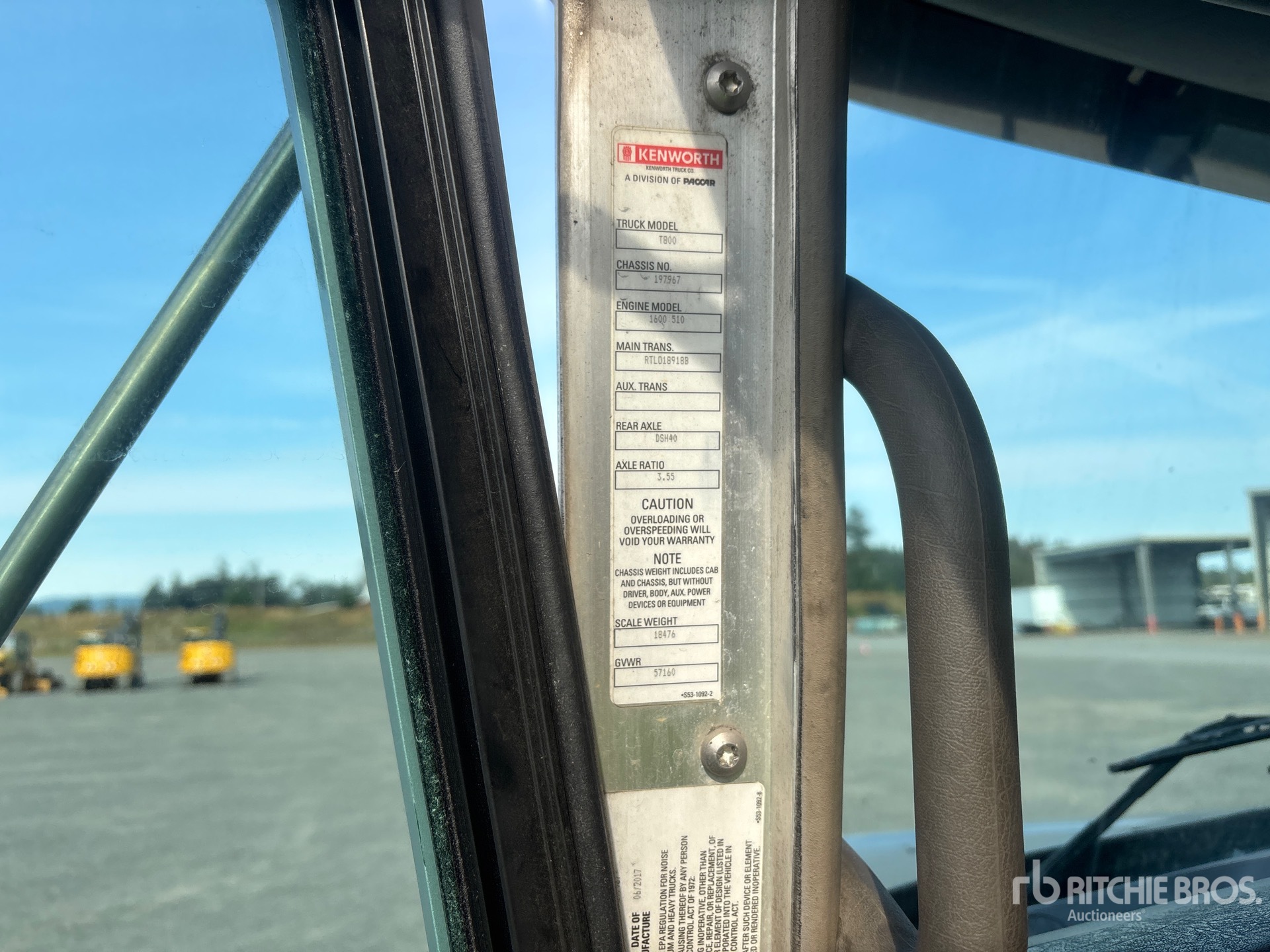2018 Kenworth T800
