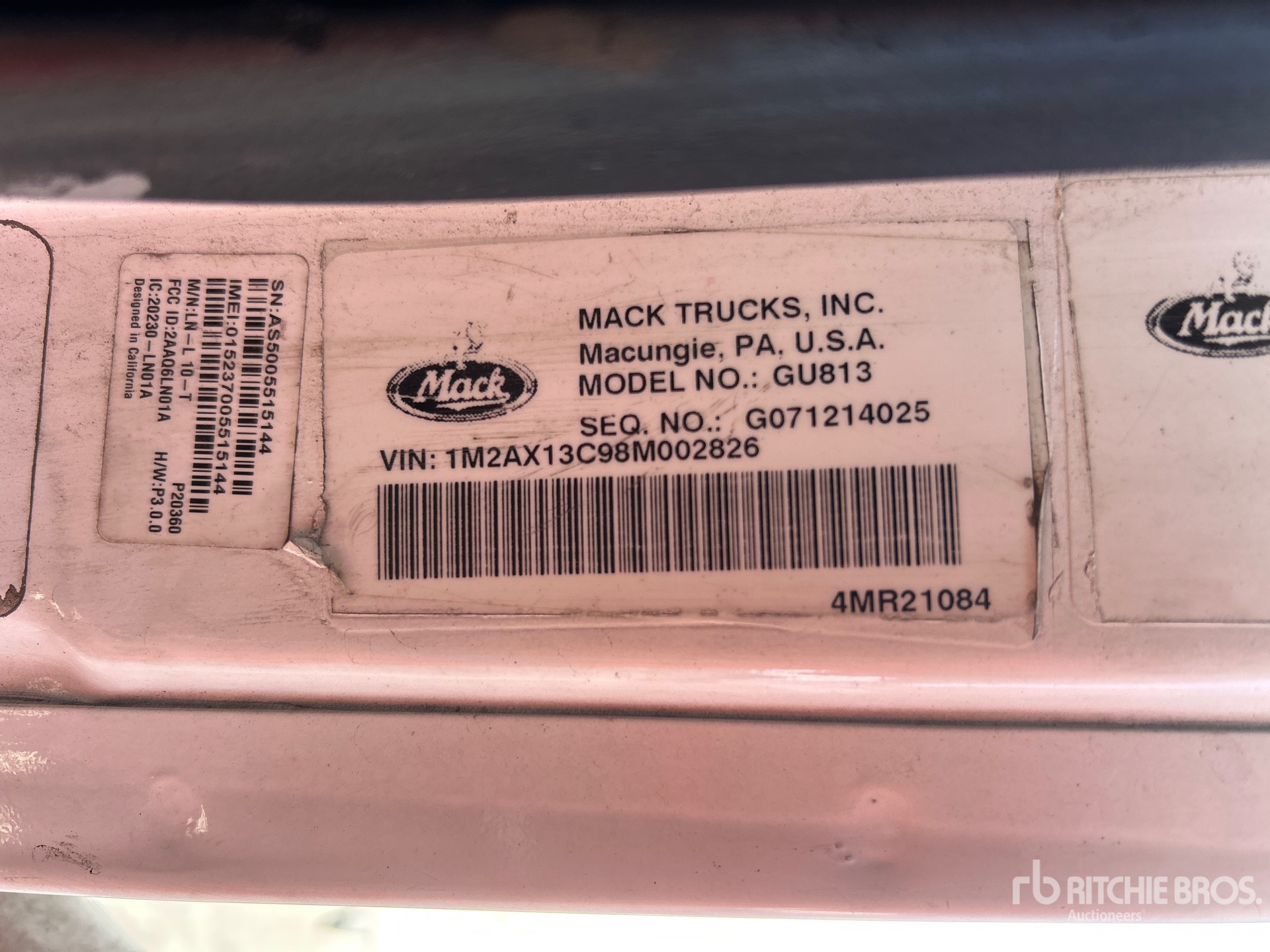 2008 Mack GRANITE