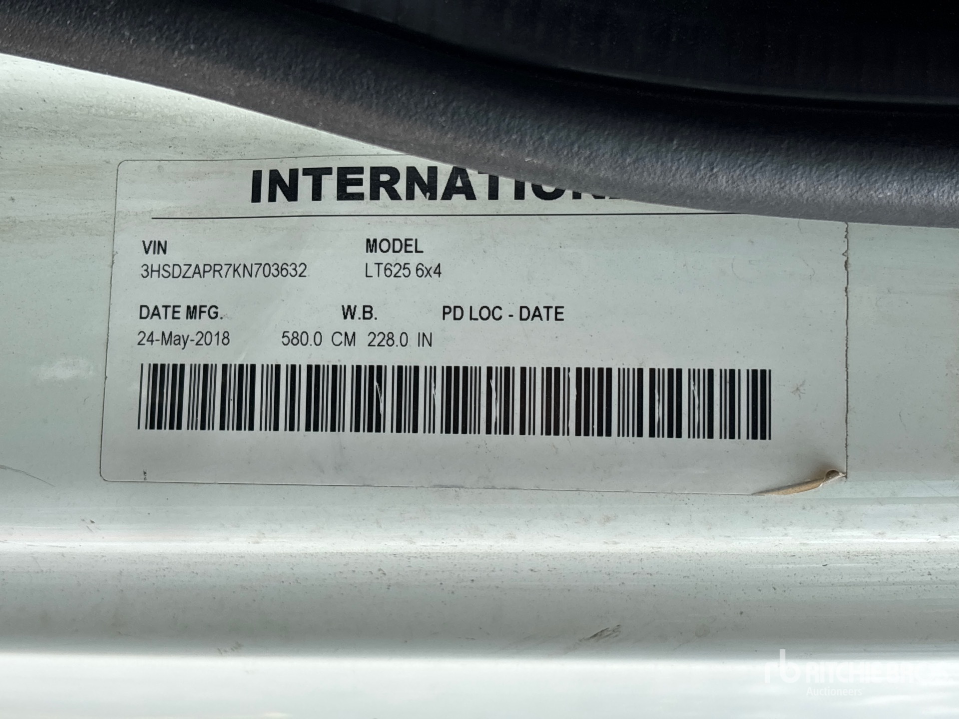 2019 International LT625