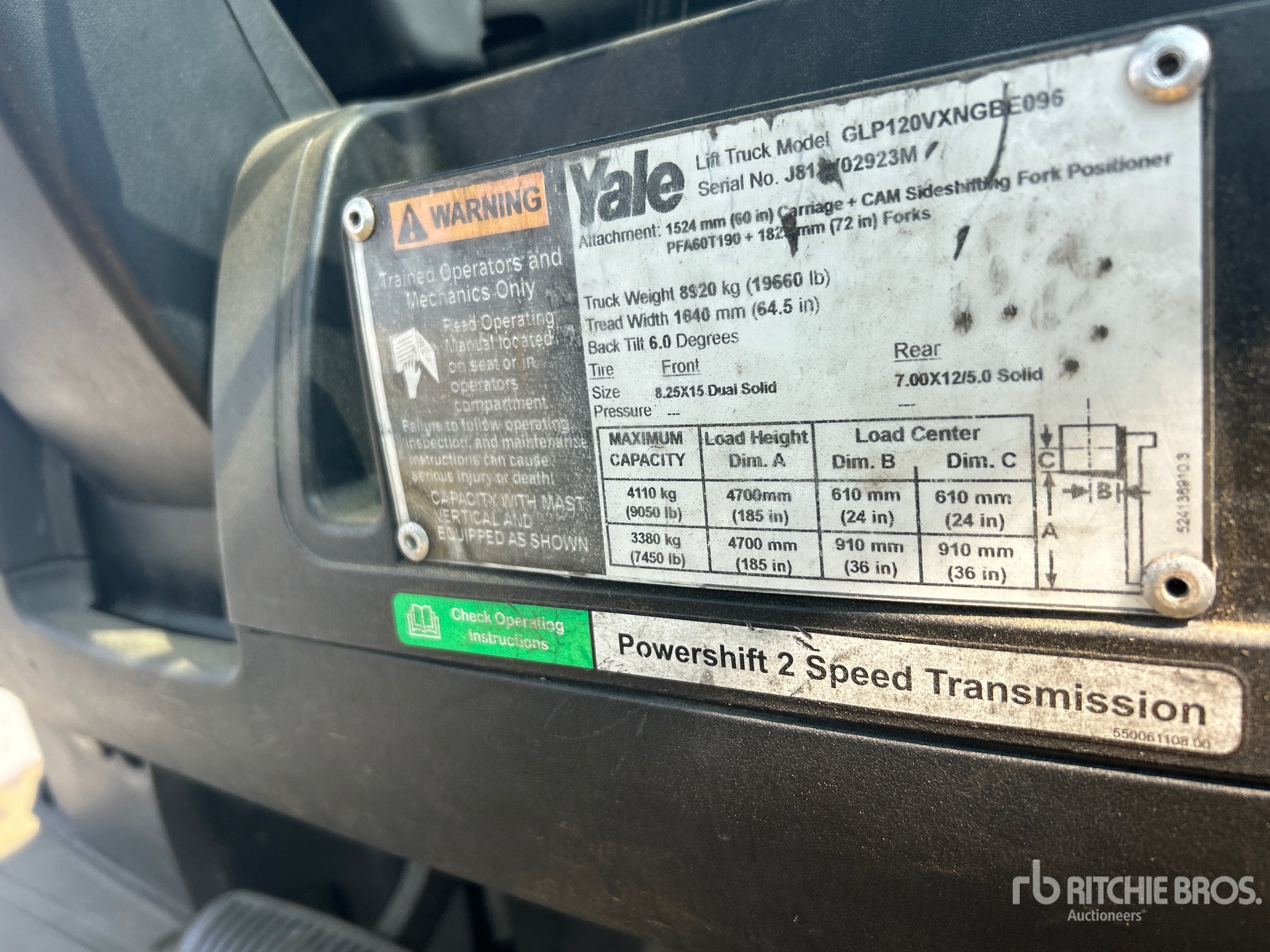 2014 Yale GLP120VXNGBE096