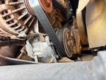 Motor with A/C Compressor