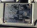 Engine with Emission Label