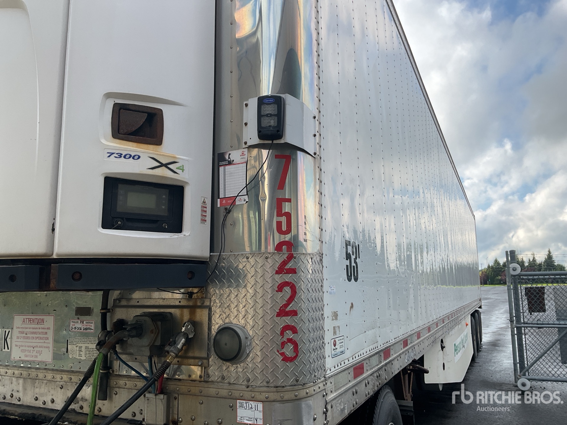 2016 Great Dane 53 FT X 102 IN TRI/A