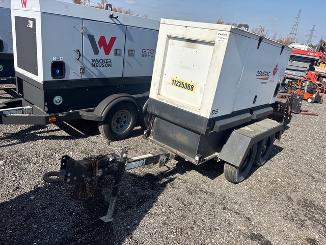 2021 Generac MMG55DF4CAN6 44 kW Mobile Generator Set
