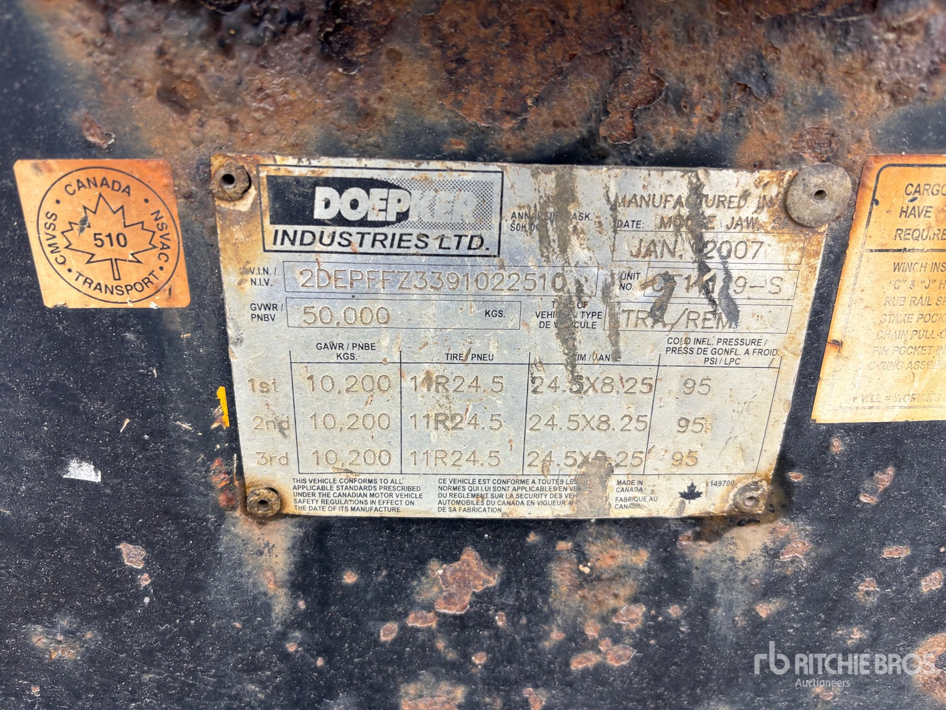 2009 Doepker 53 FT TRI/A