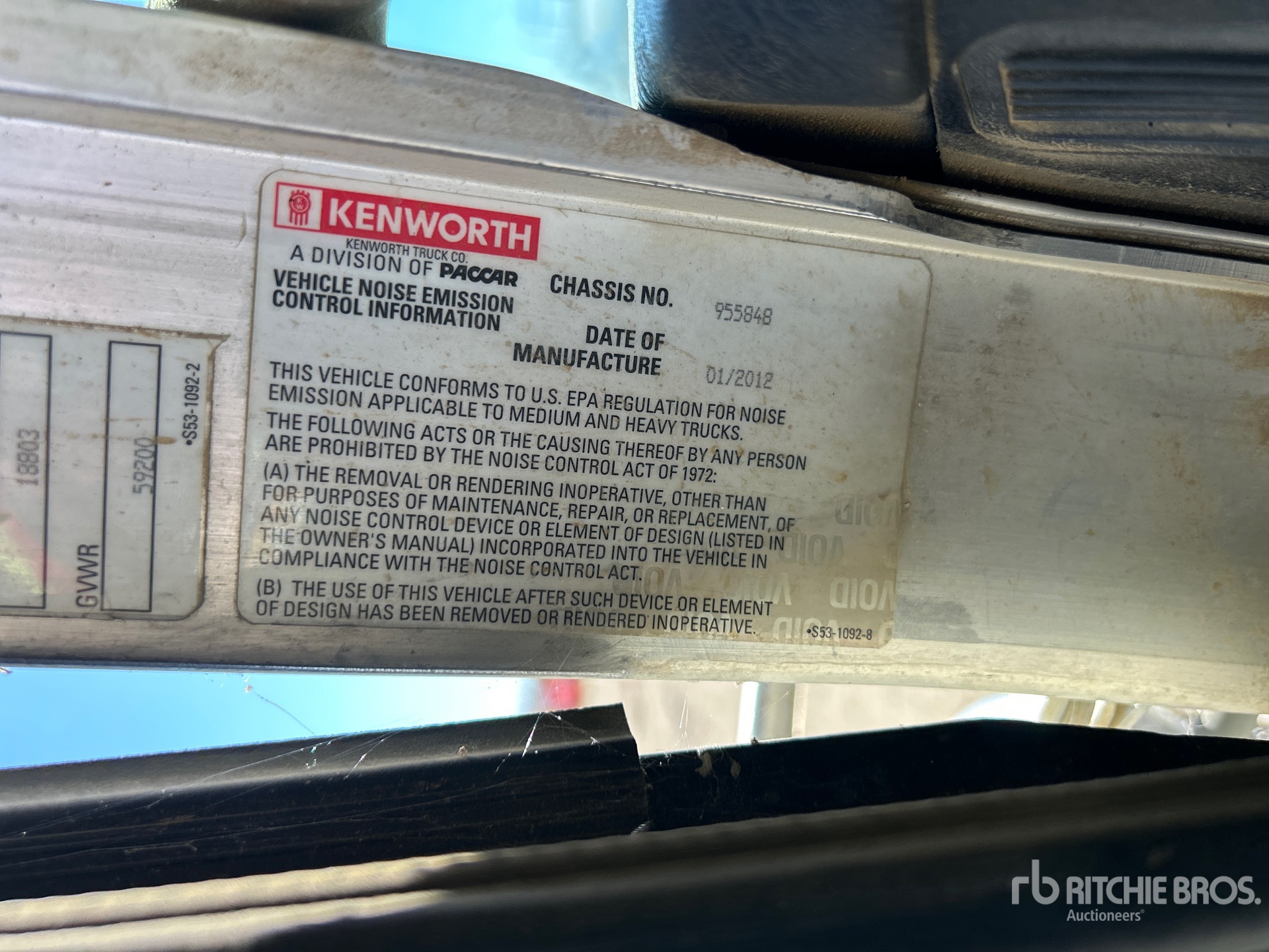 2013 Kenworth T800