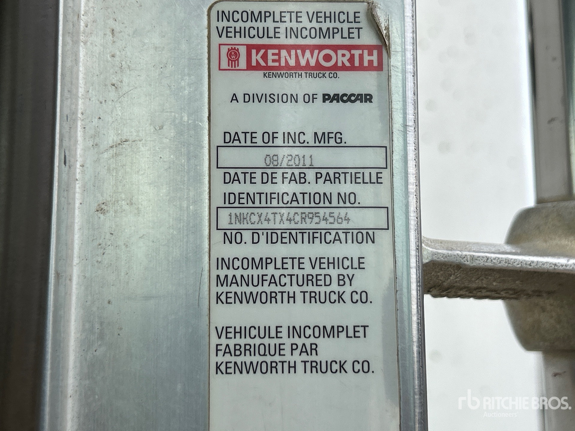 2012 Kenworth C500