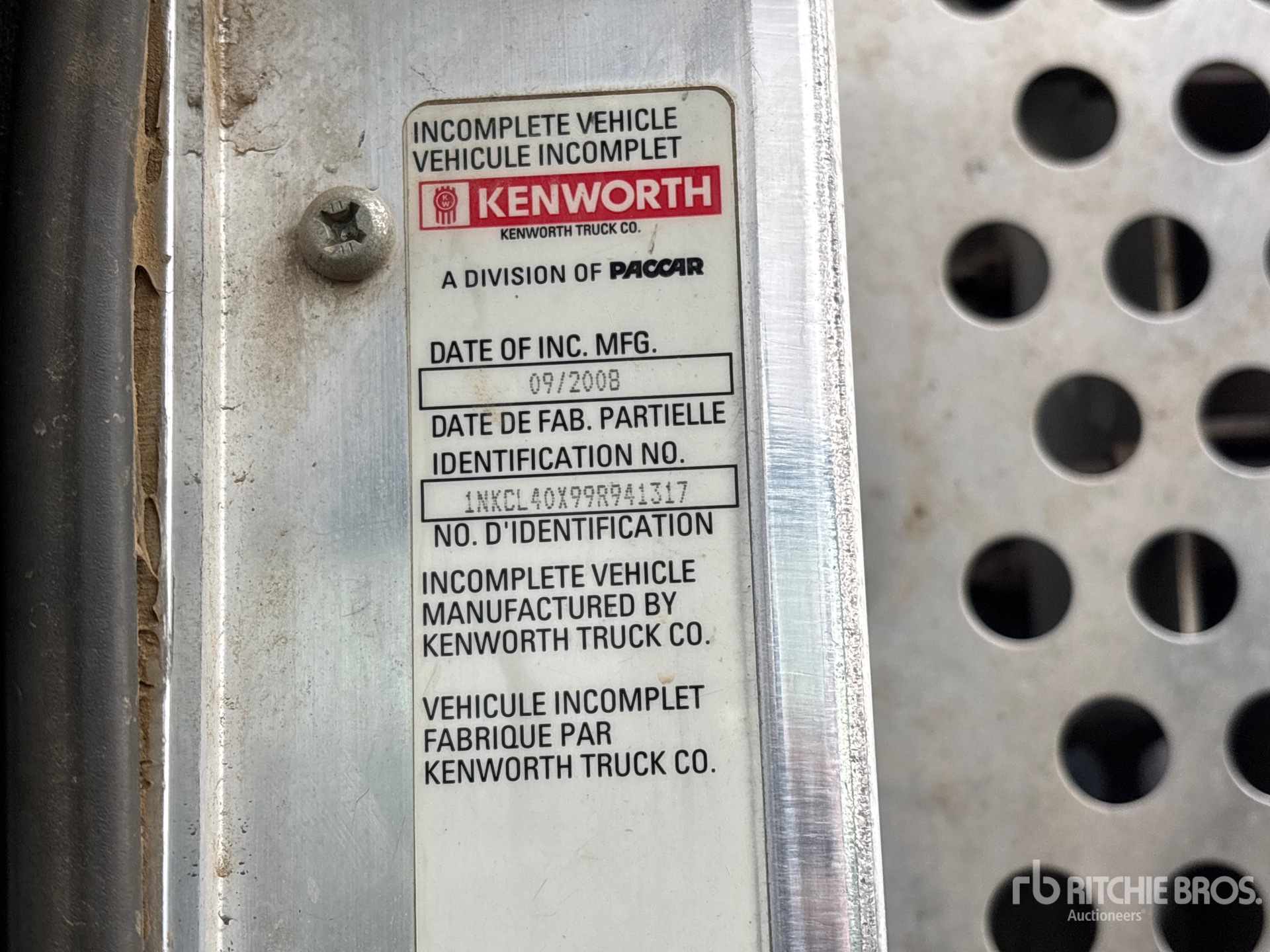 2009 Kenworth C500