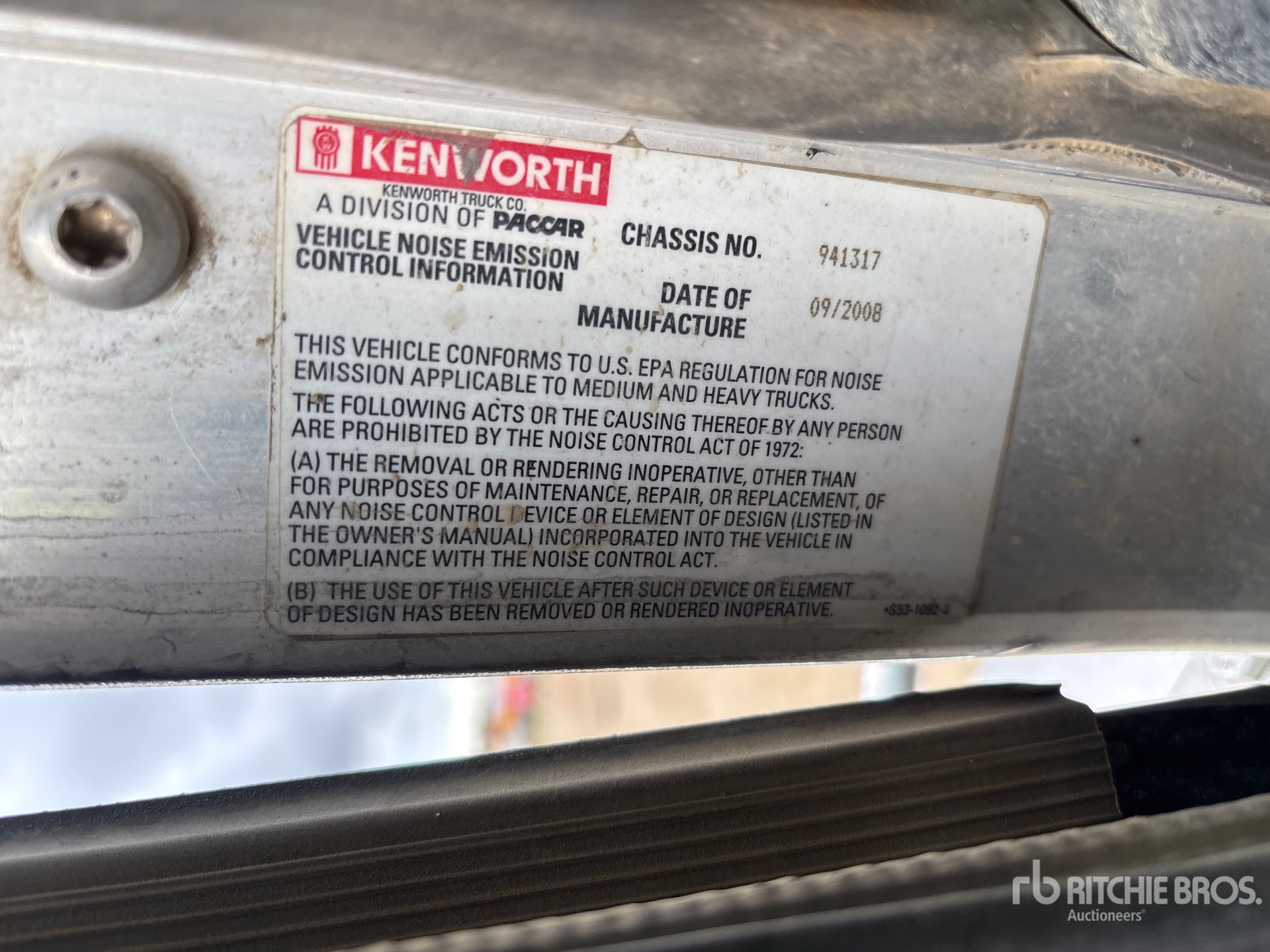 2009 Kenworth C500