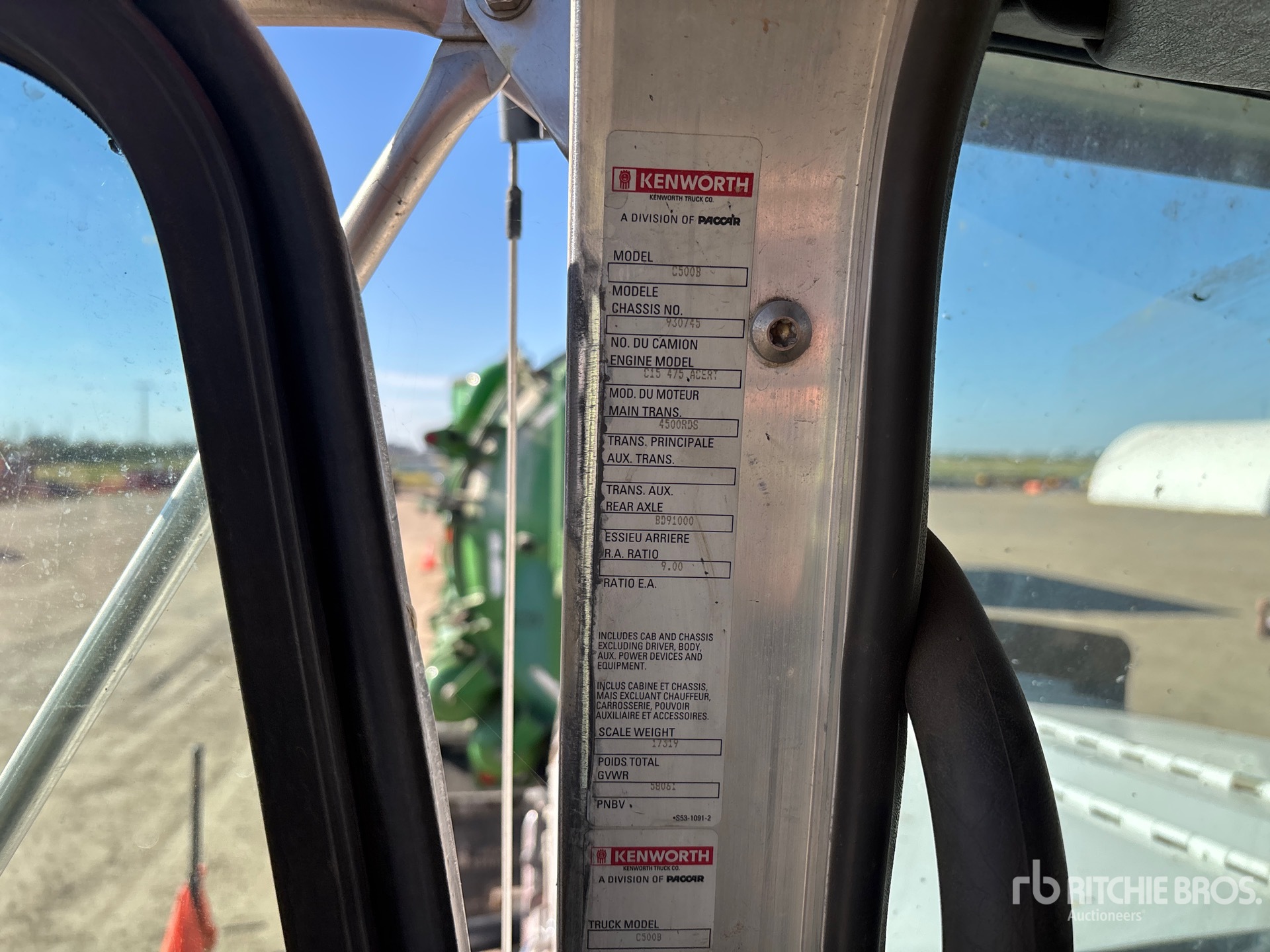 2007 Kenworth C500 420