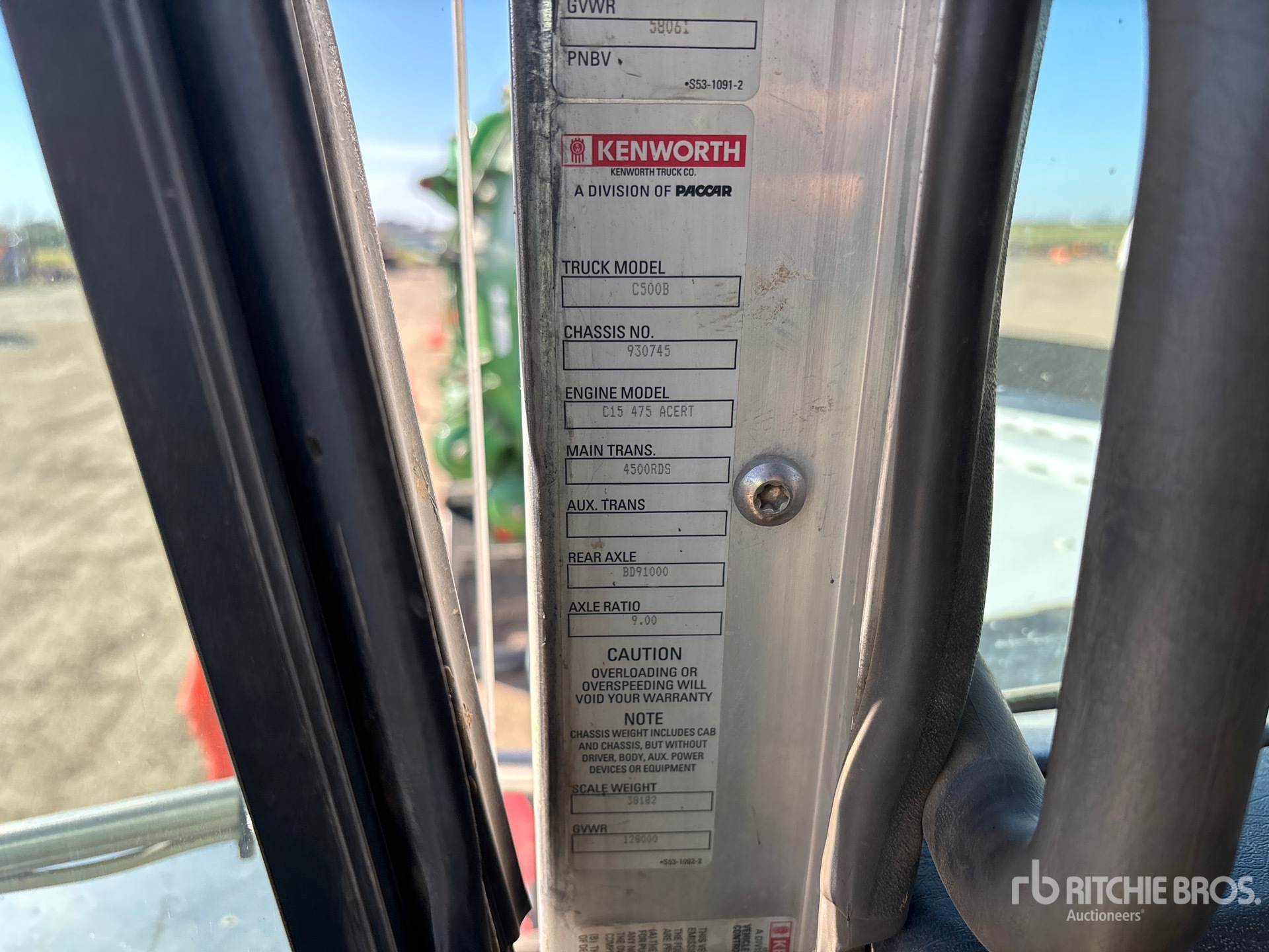 2007 Kenworth C500 420