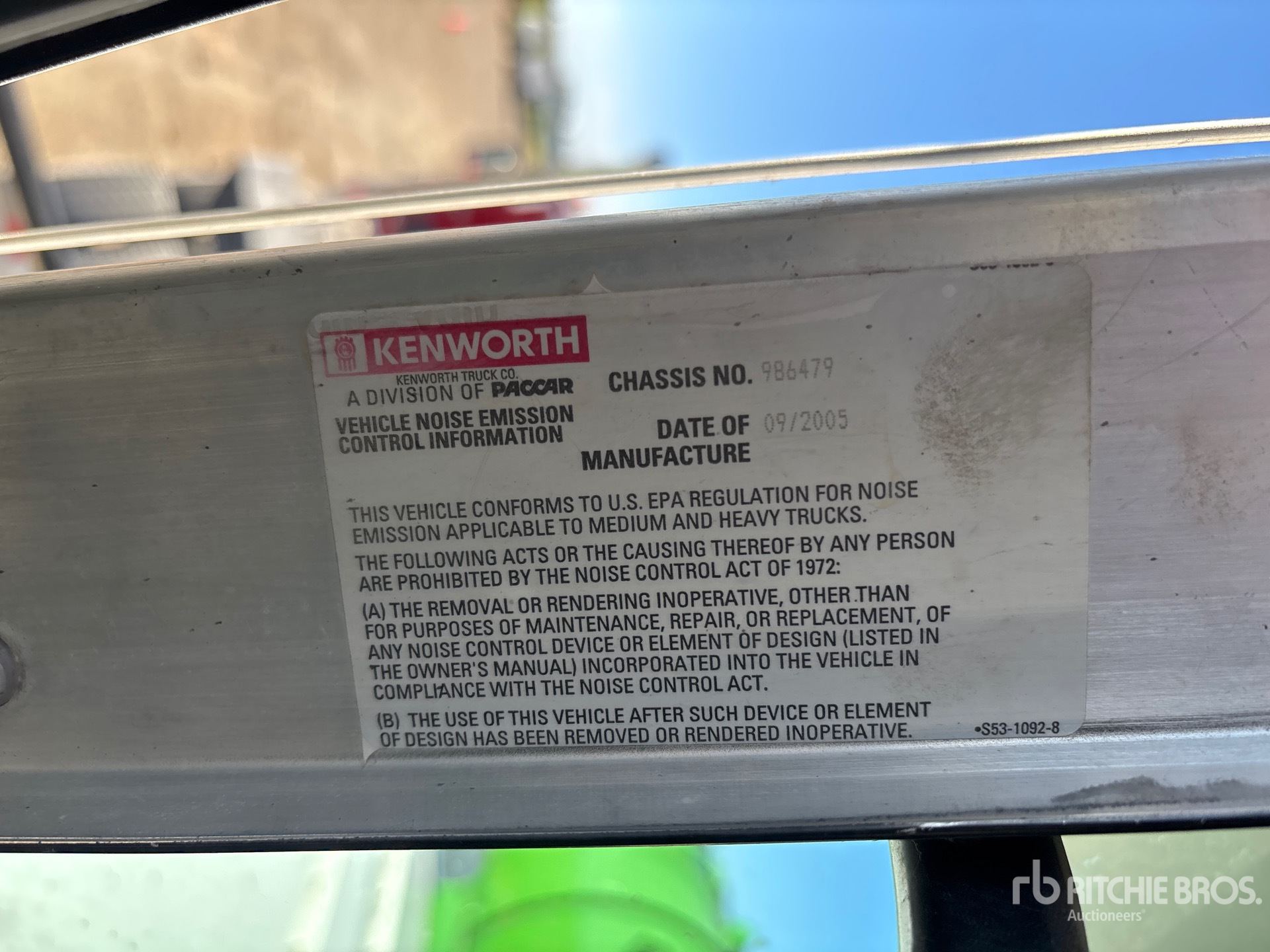 2006 Kenworth C500