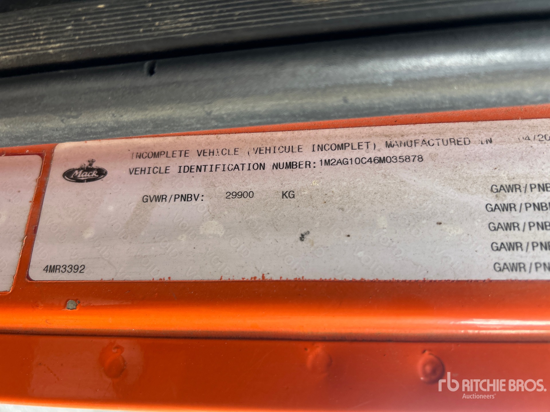 2006 Mack GRANITE CV713