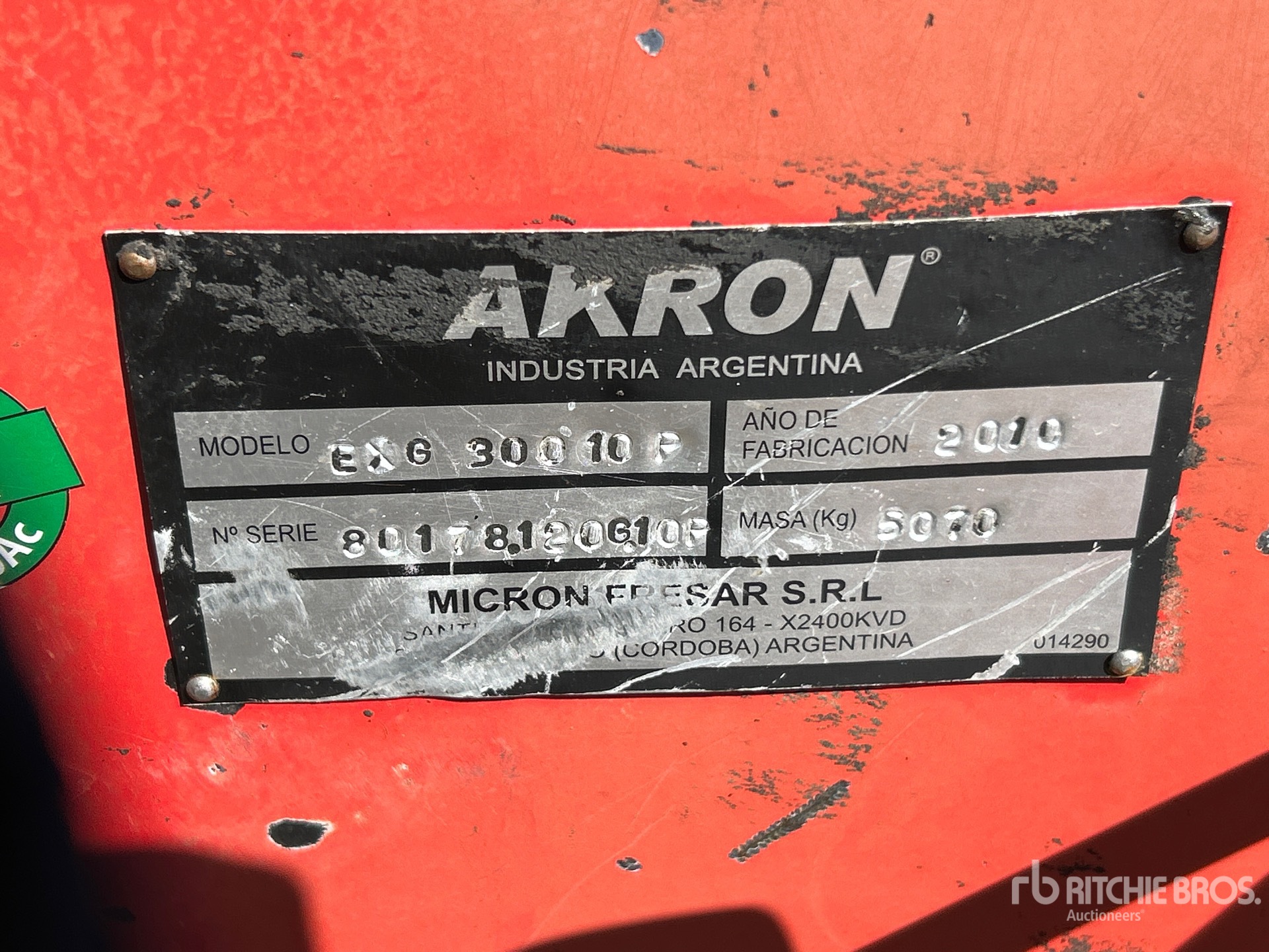 2010 Akron EXG300