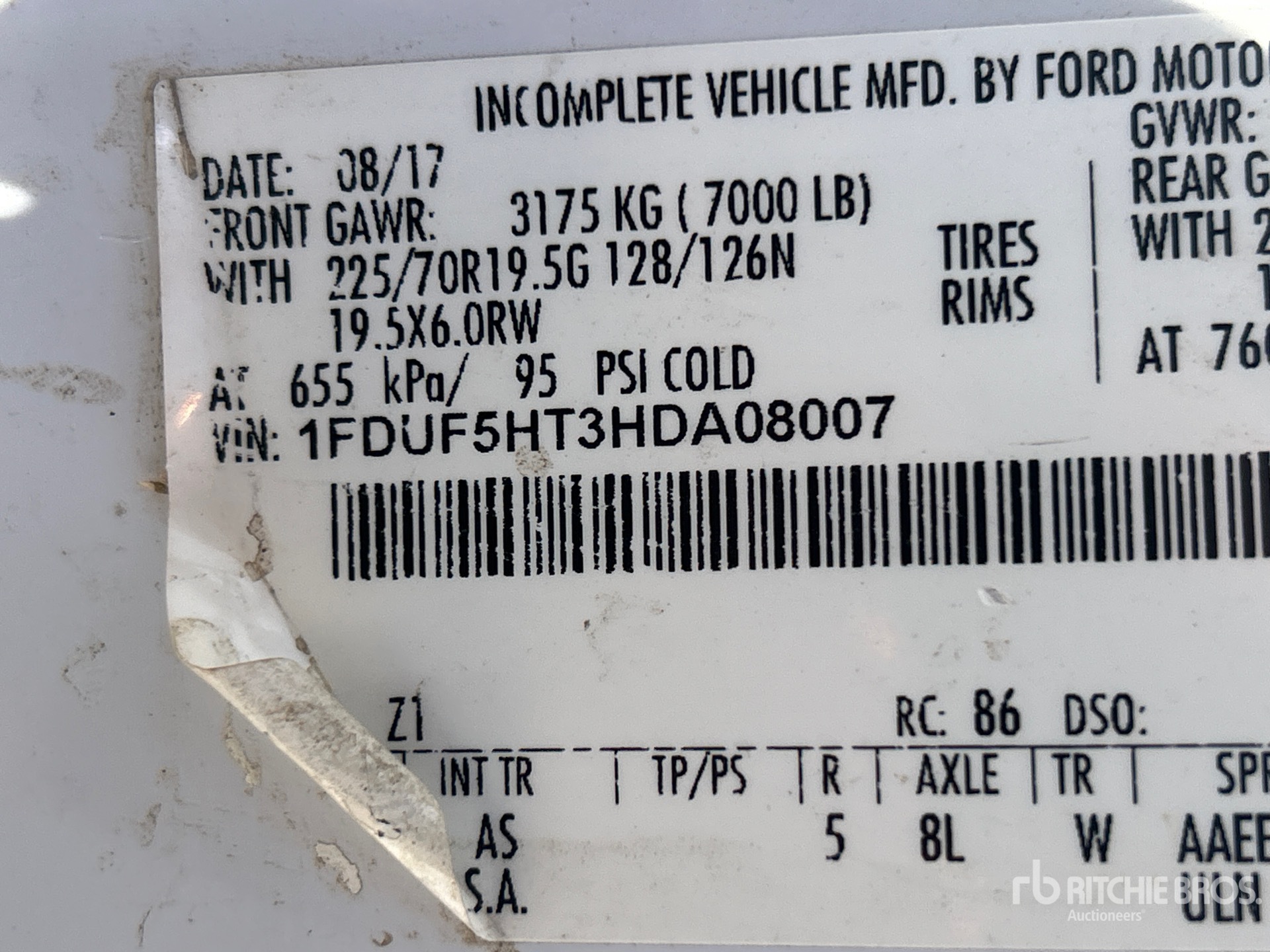 2017 Ford F-550