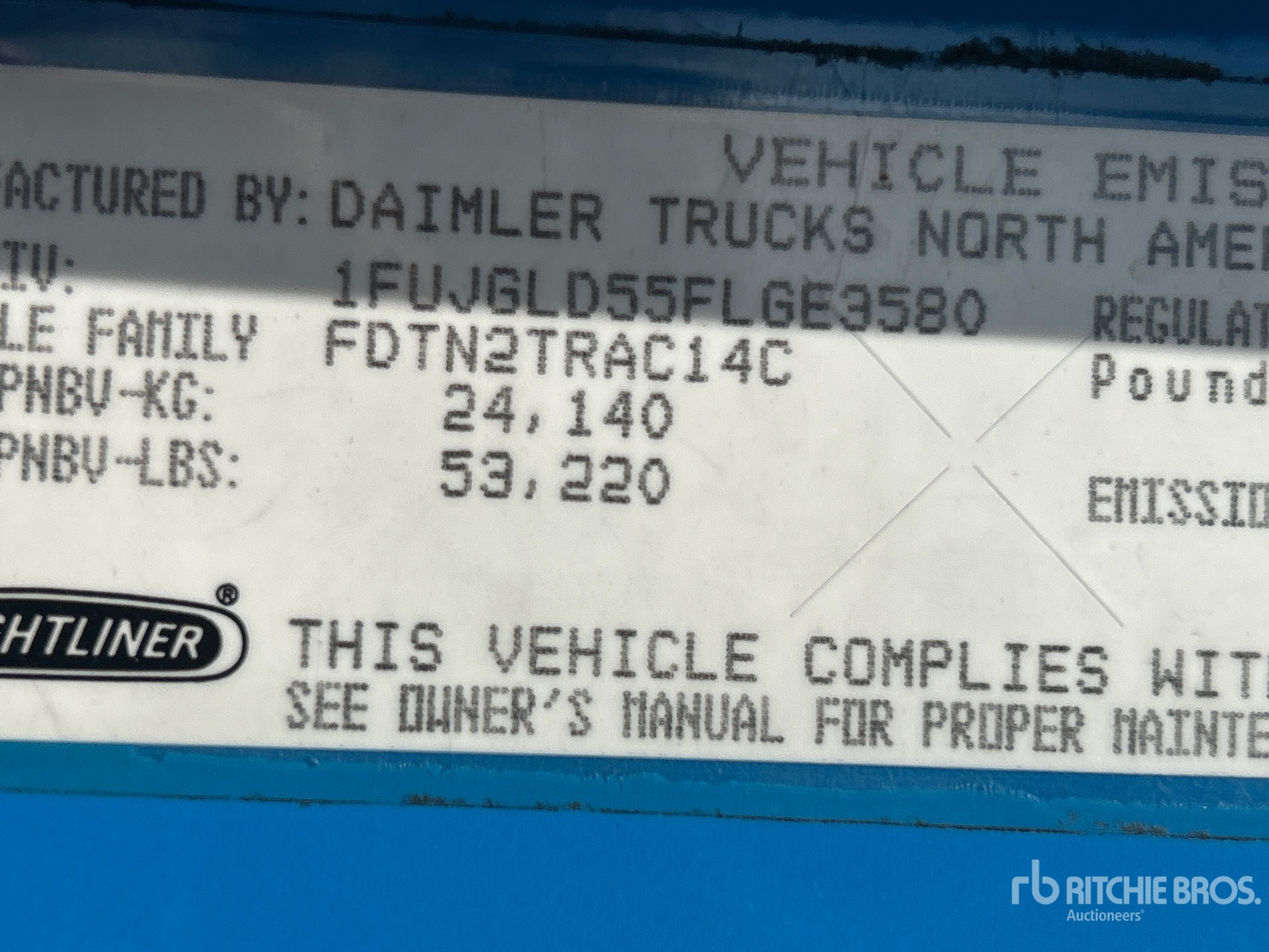 2015 Freightliner CASCADIA