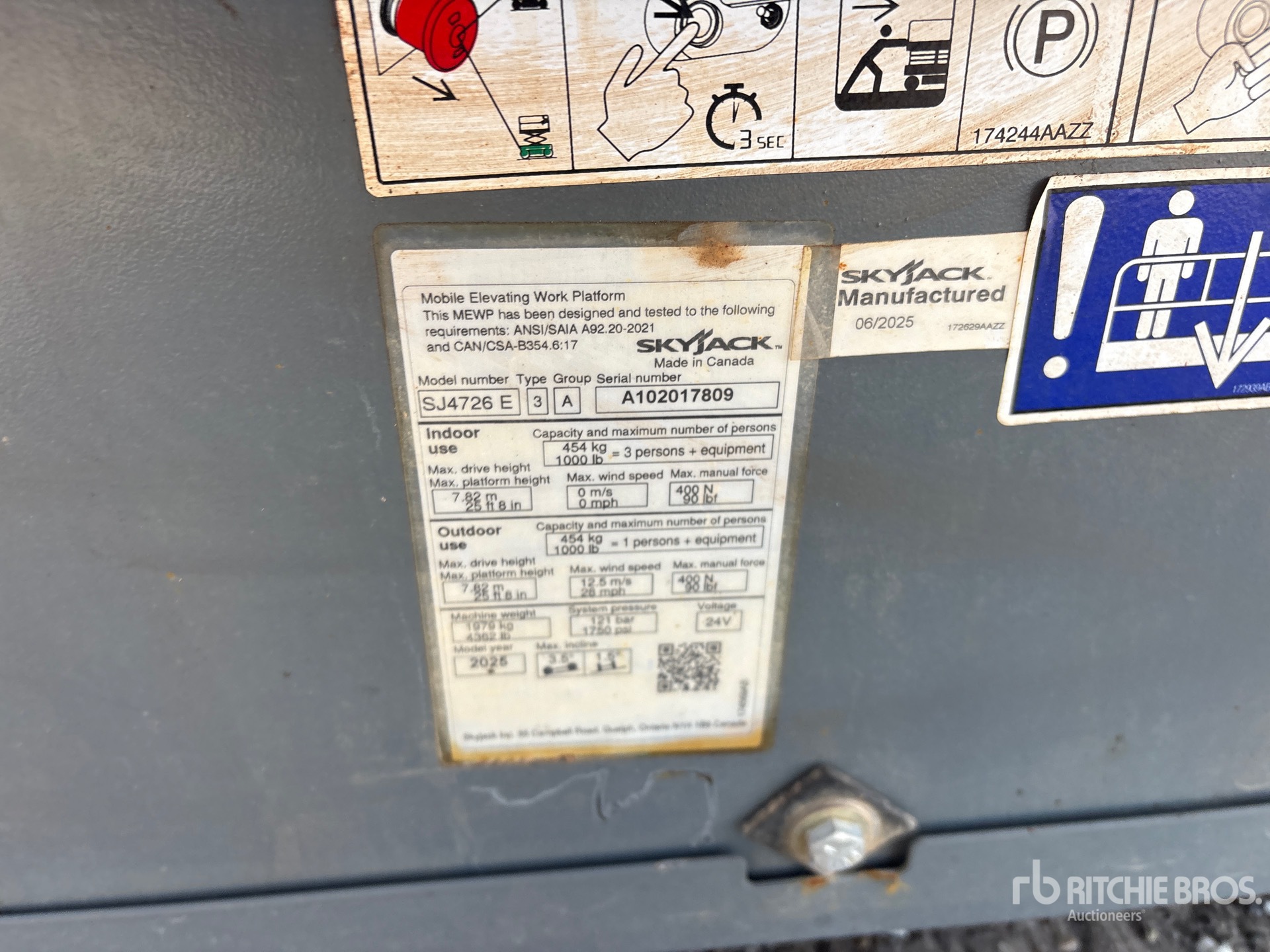 2025 Skyjack SJ4726 E