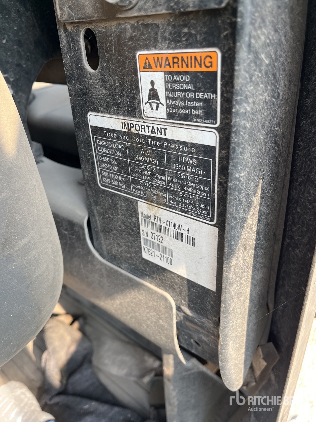 2020 Kubota RTV-X1140