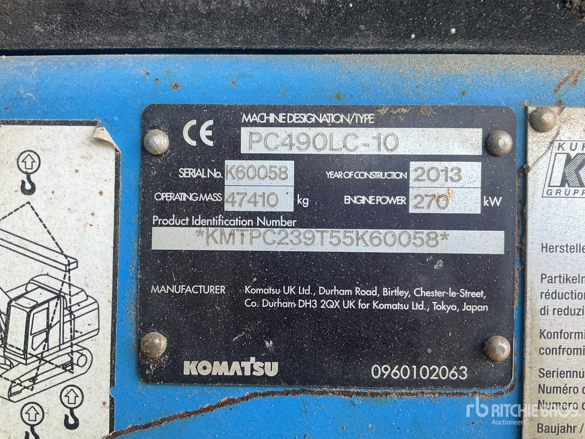 2013 Komatsu PC490LC-10