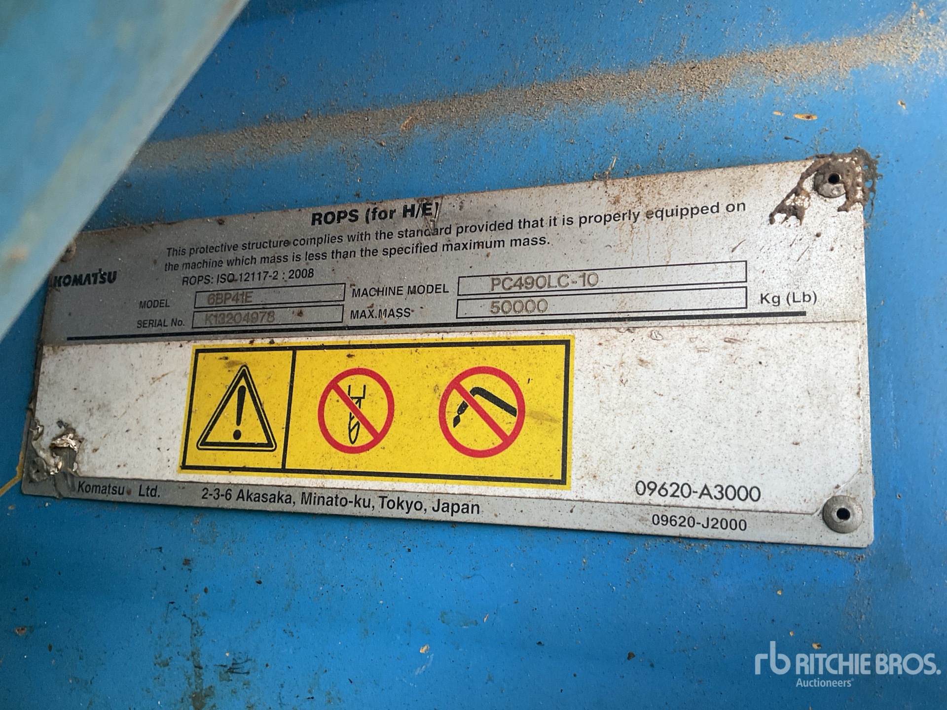 2013 Komatsu PC490LC-10