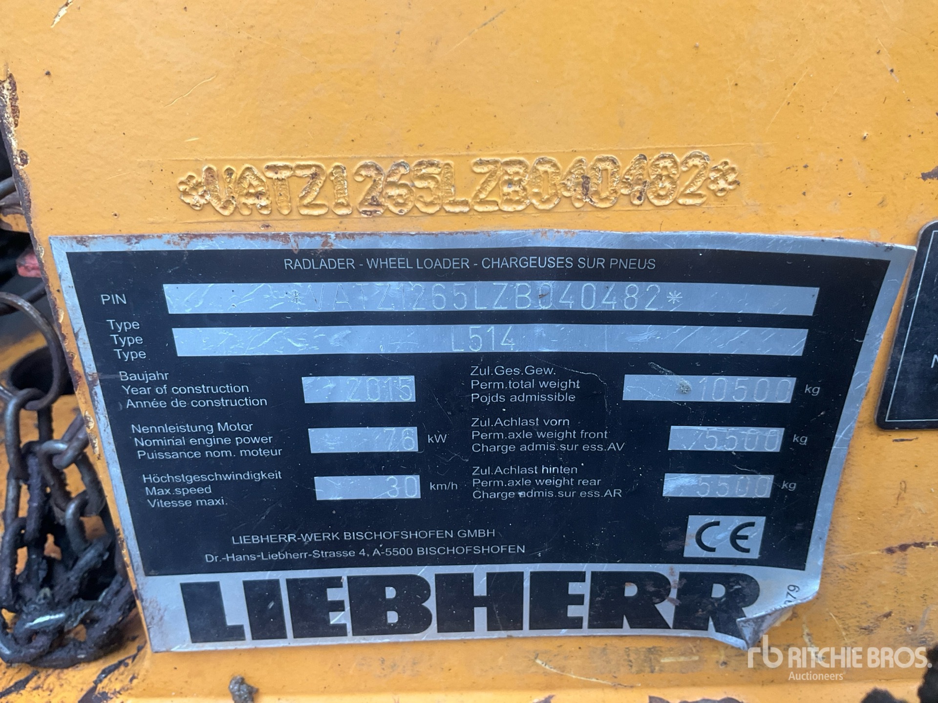 2015 Liebherr L514