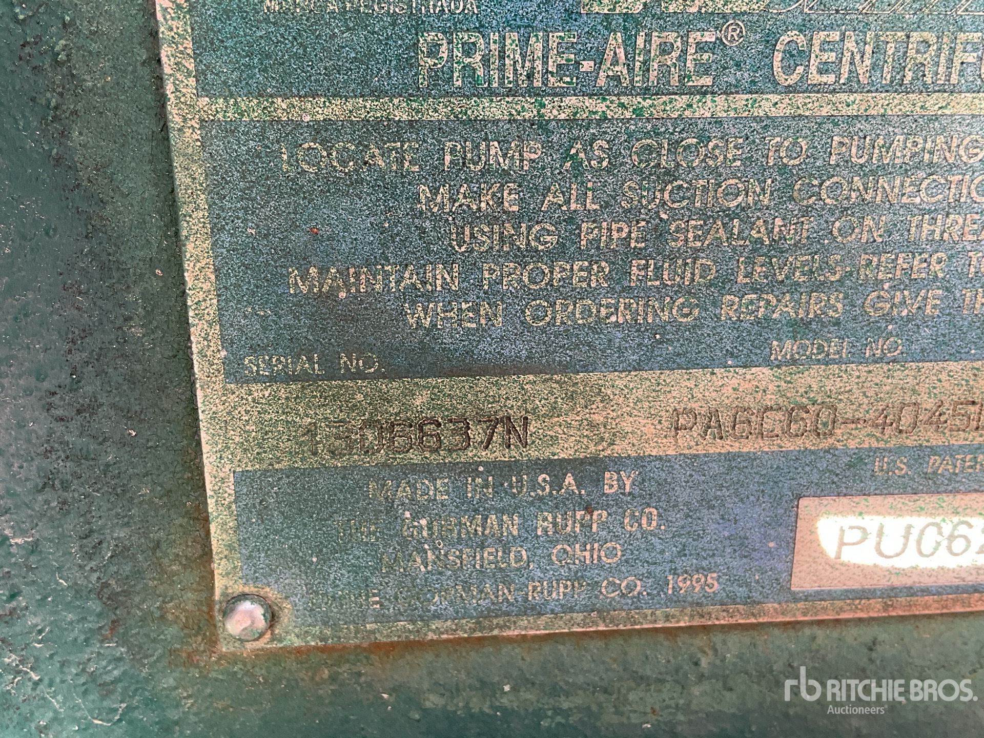 2005 Gorman-Rupp PA6C60-4045D