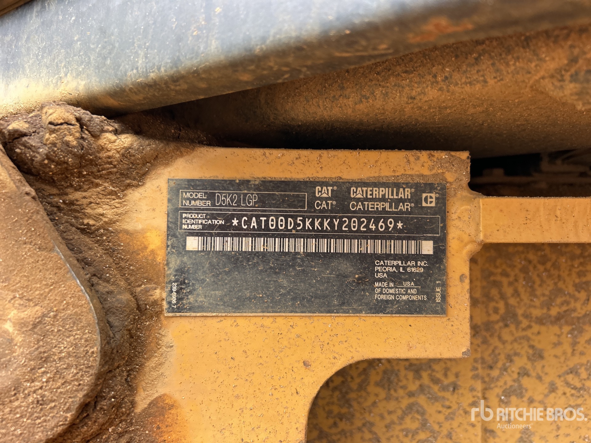 2016 Caterpillar D5K2 LGP