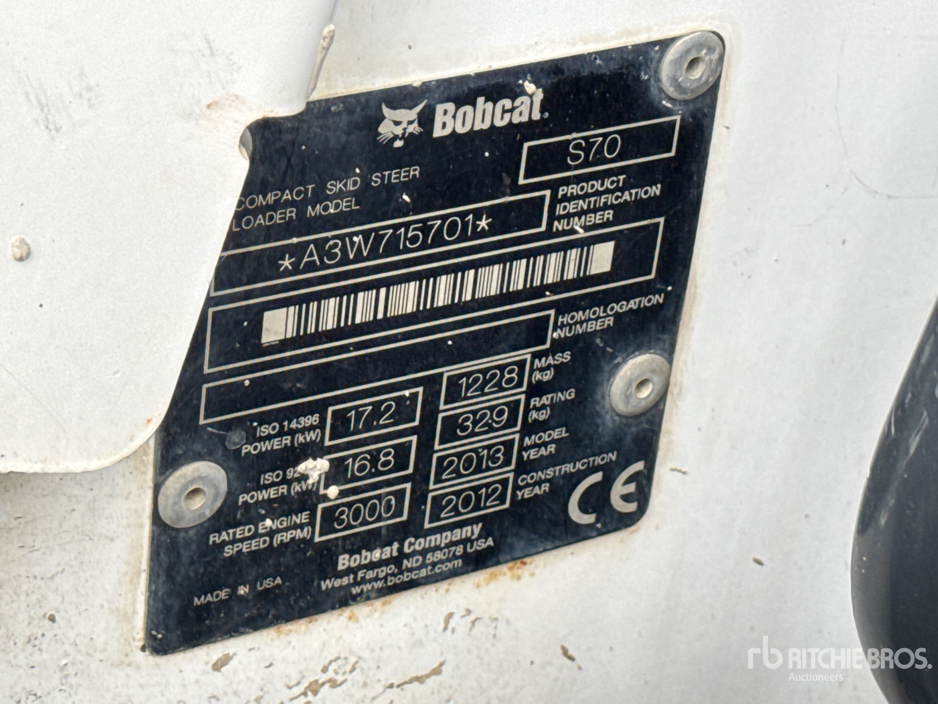 2012 Bobcat S70
