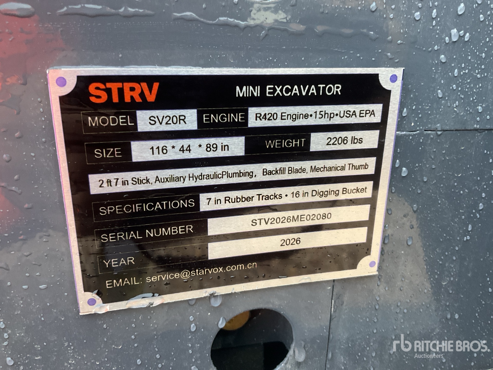 2026 STARVOX SV20R