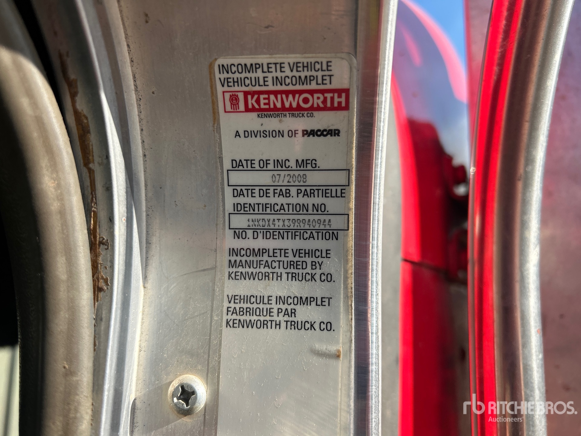 2009 Kenworth T800