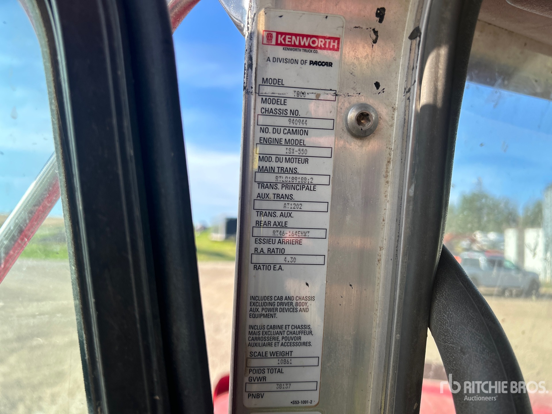 2009 Kenworth T800