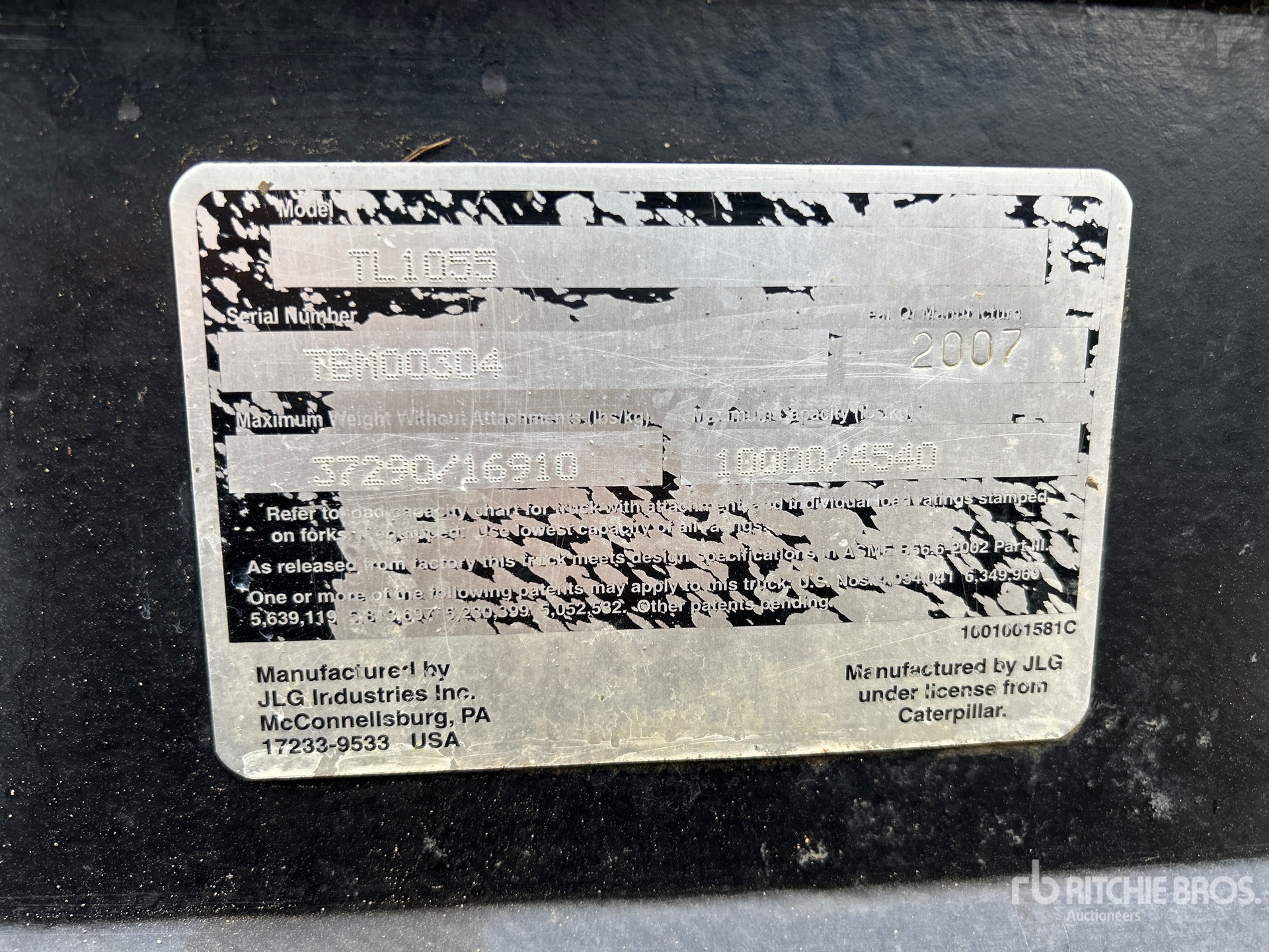 2007 Caterpillar TL1055