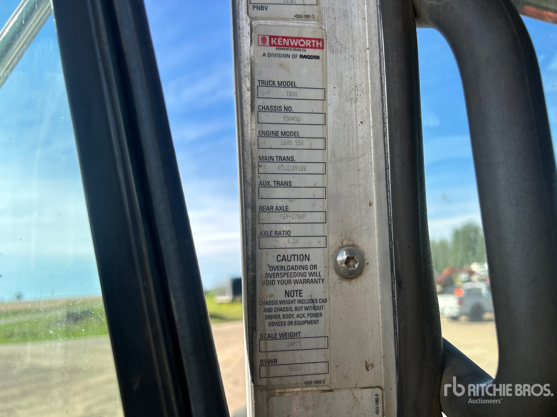 2012 Kenworth T800