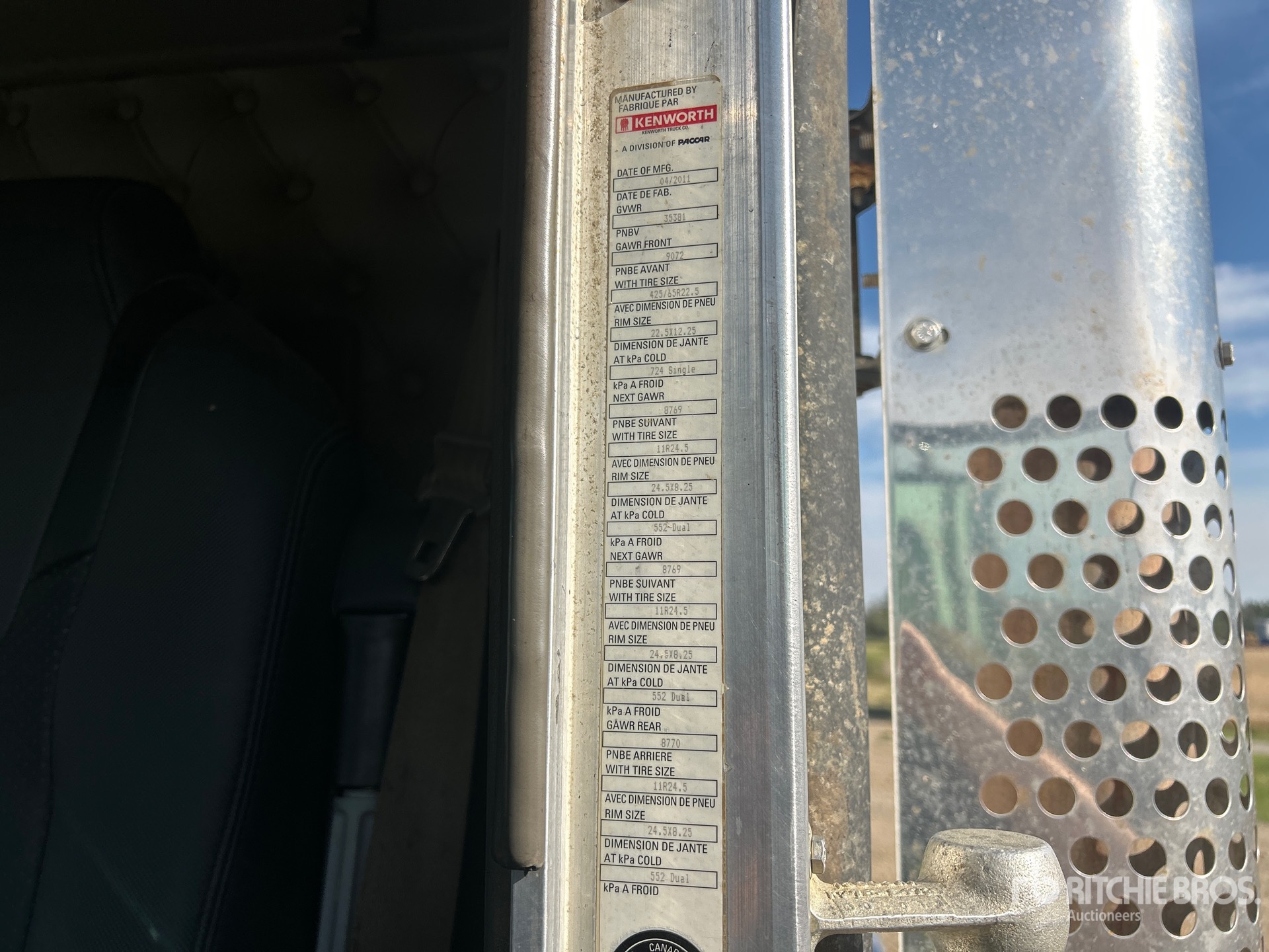 2012 Kenworth T800