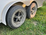 Trailer Chassis with Tire Condition