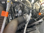 Engine with A/C Compressor