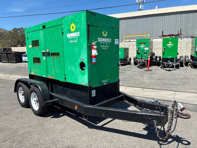 2017 Multiquip DCA-70SSIU4F 56 kW Mobile Generator Set
