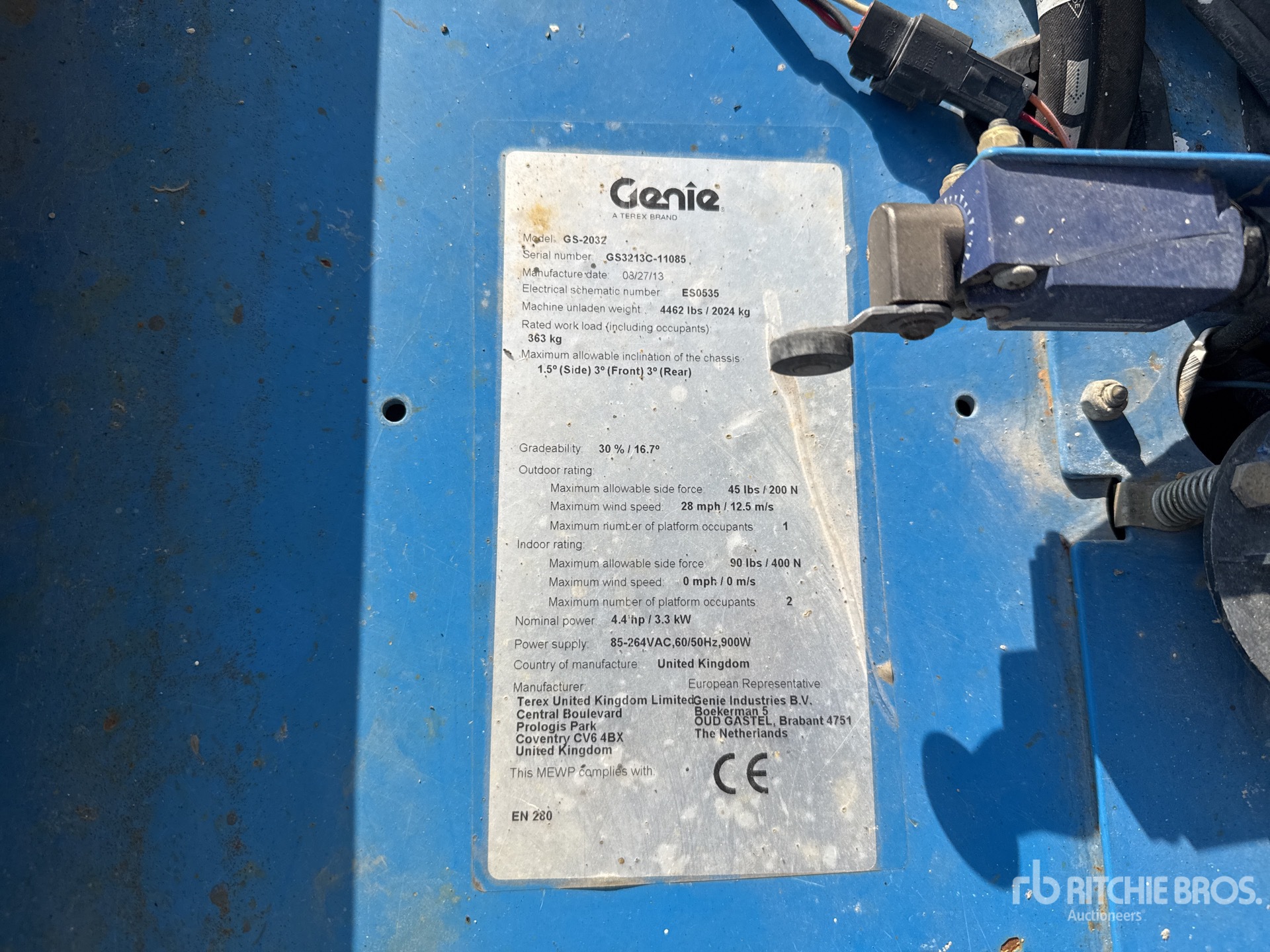 2013 Genie GS-2032