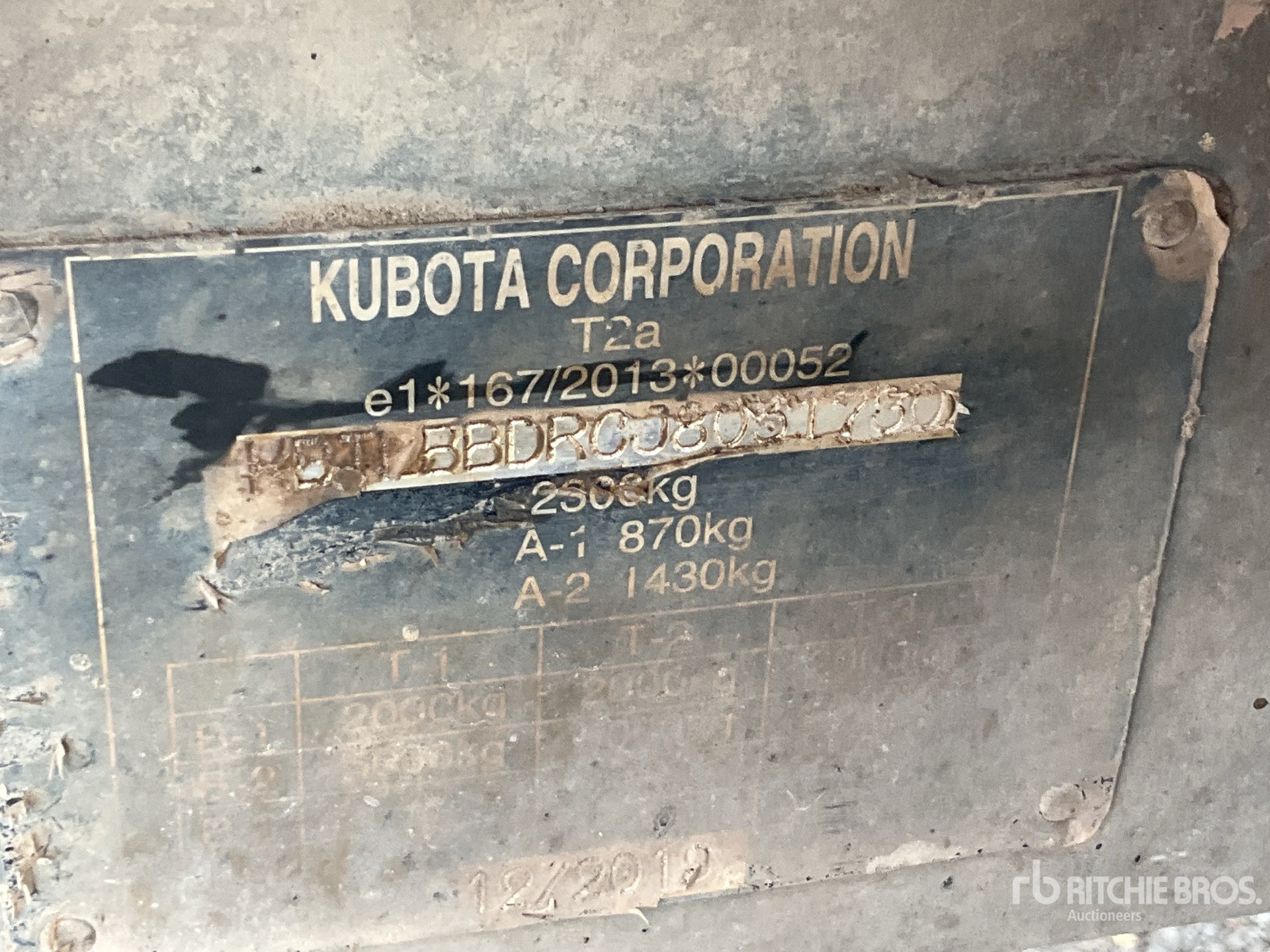 2019 Kubota L1361