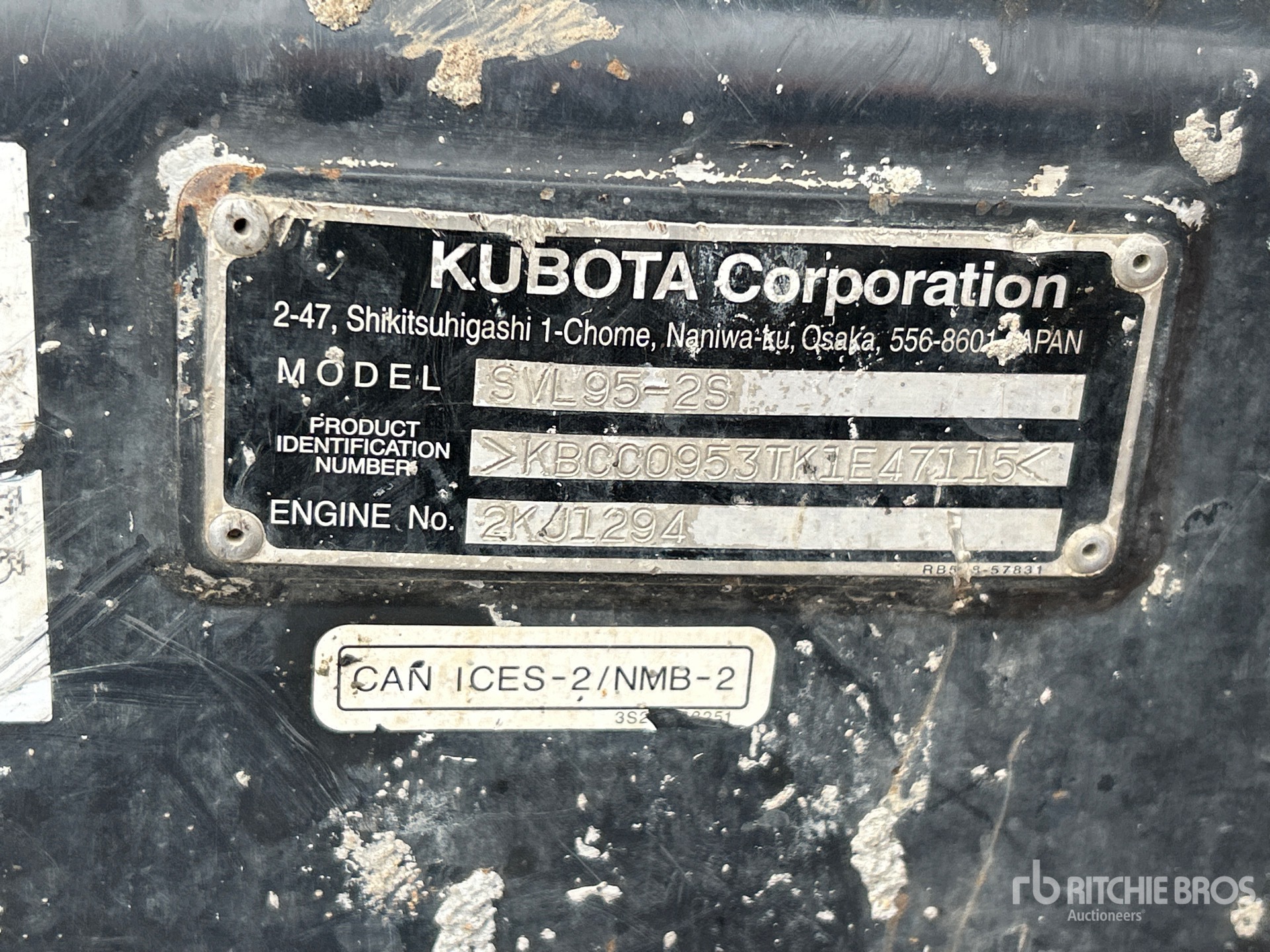 2019 Kubota SVL95-2S