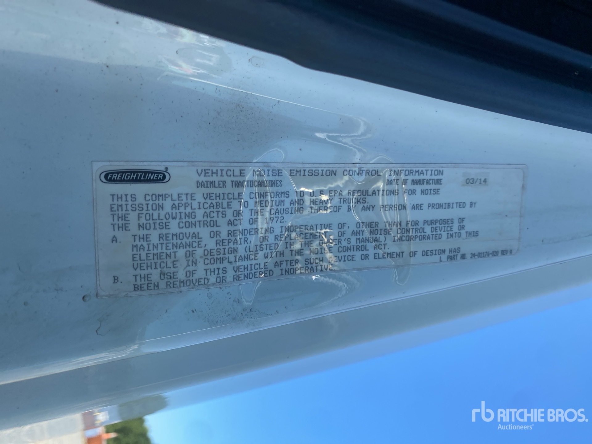2015 Freightliner CASCADIA 125