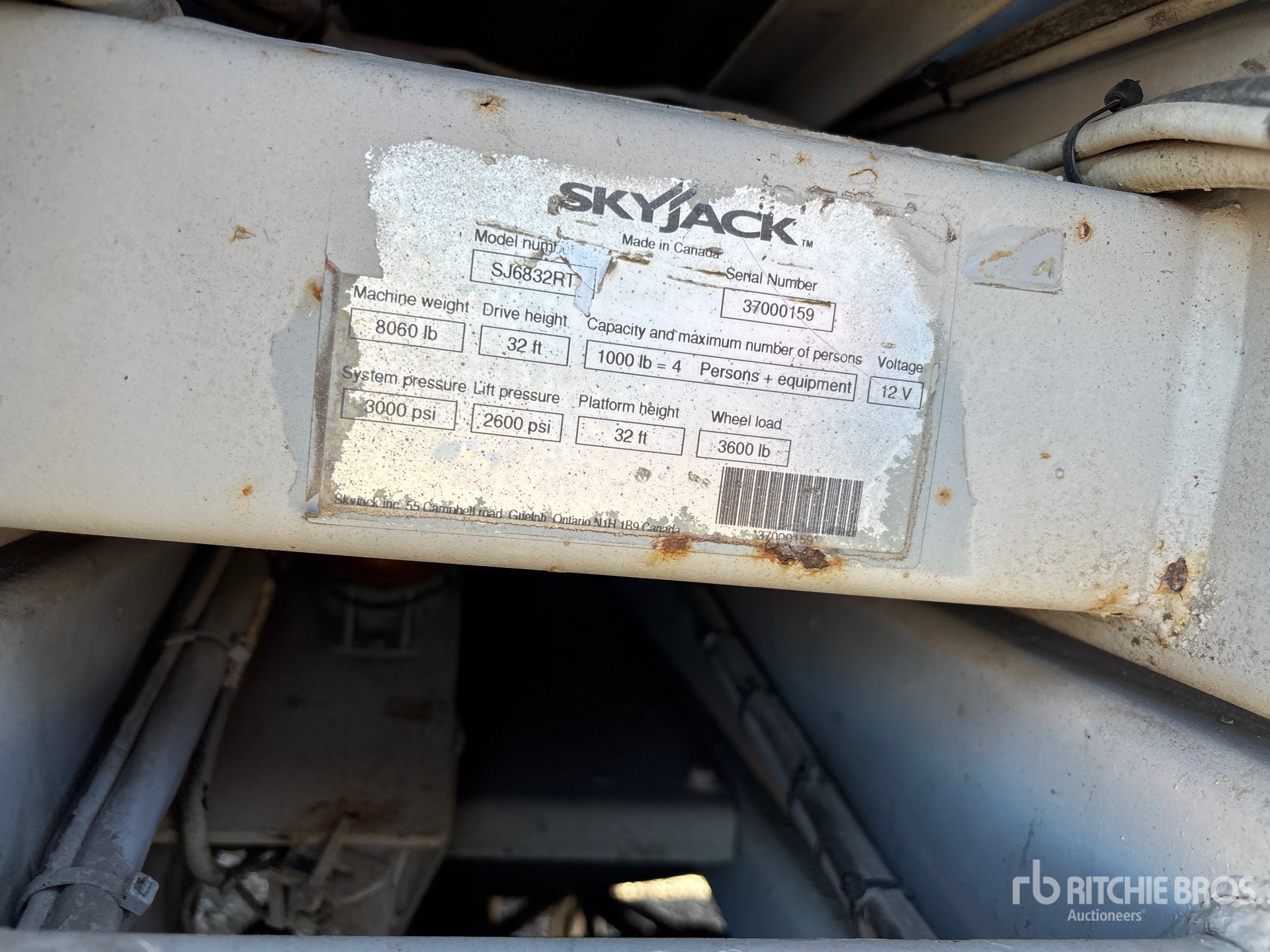 2007 Skyjack SJ6832 RT