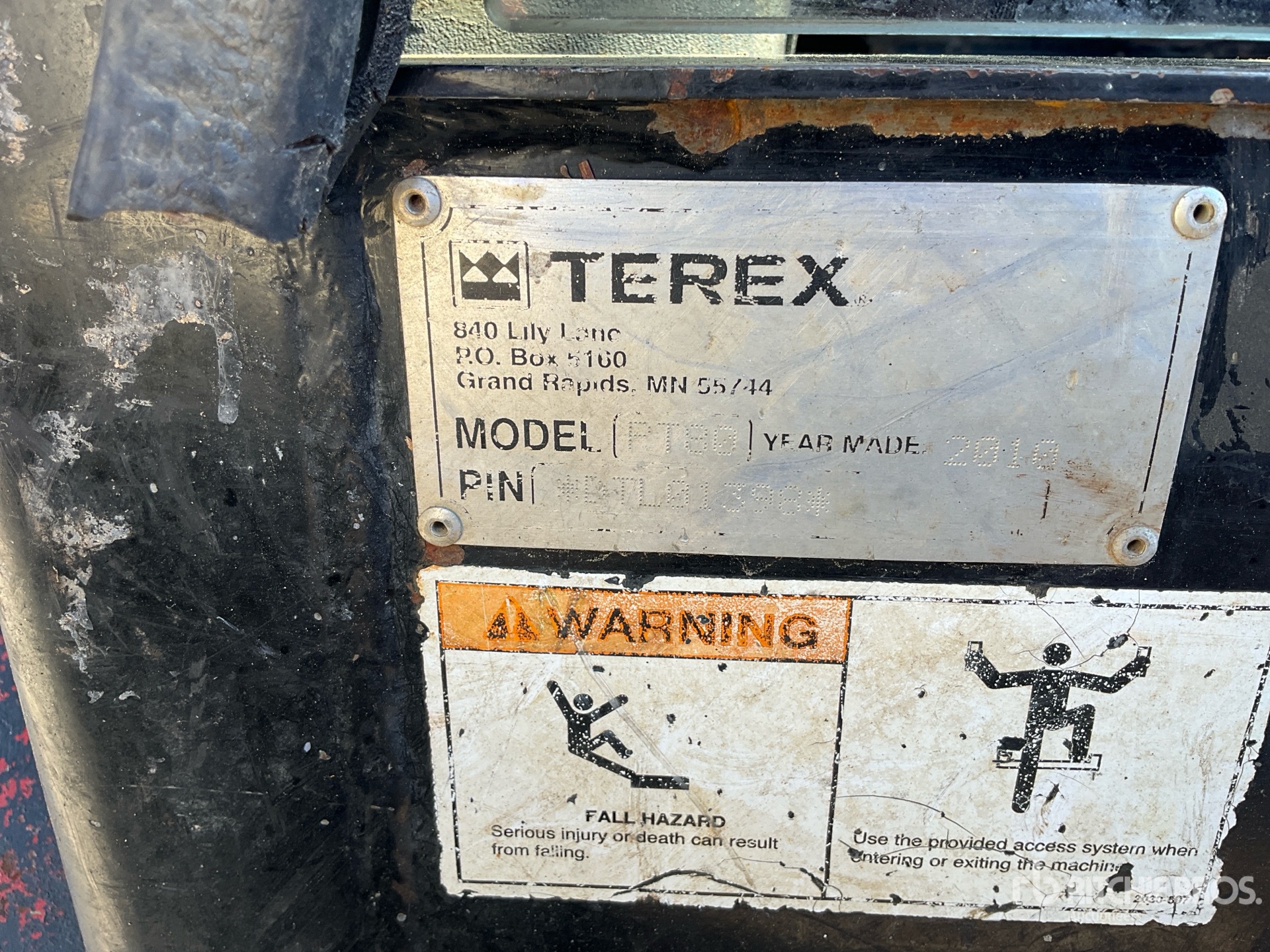 2010 Terex PT-80