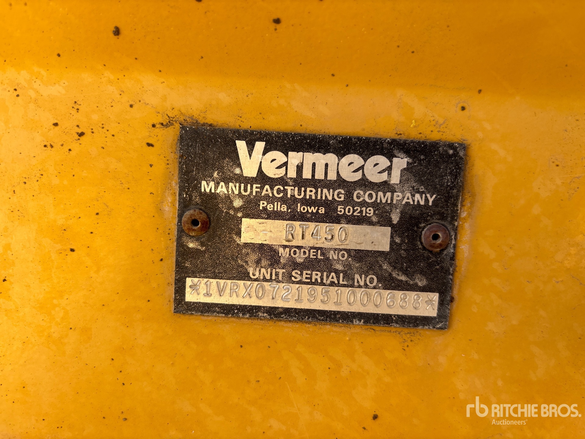 2005 Vermeer RT450